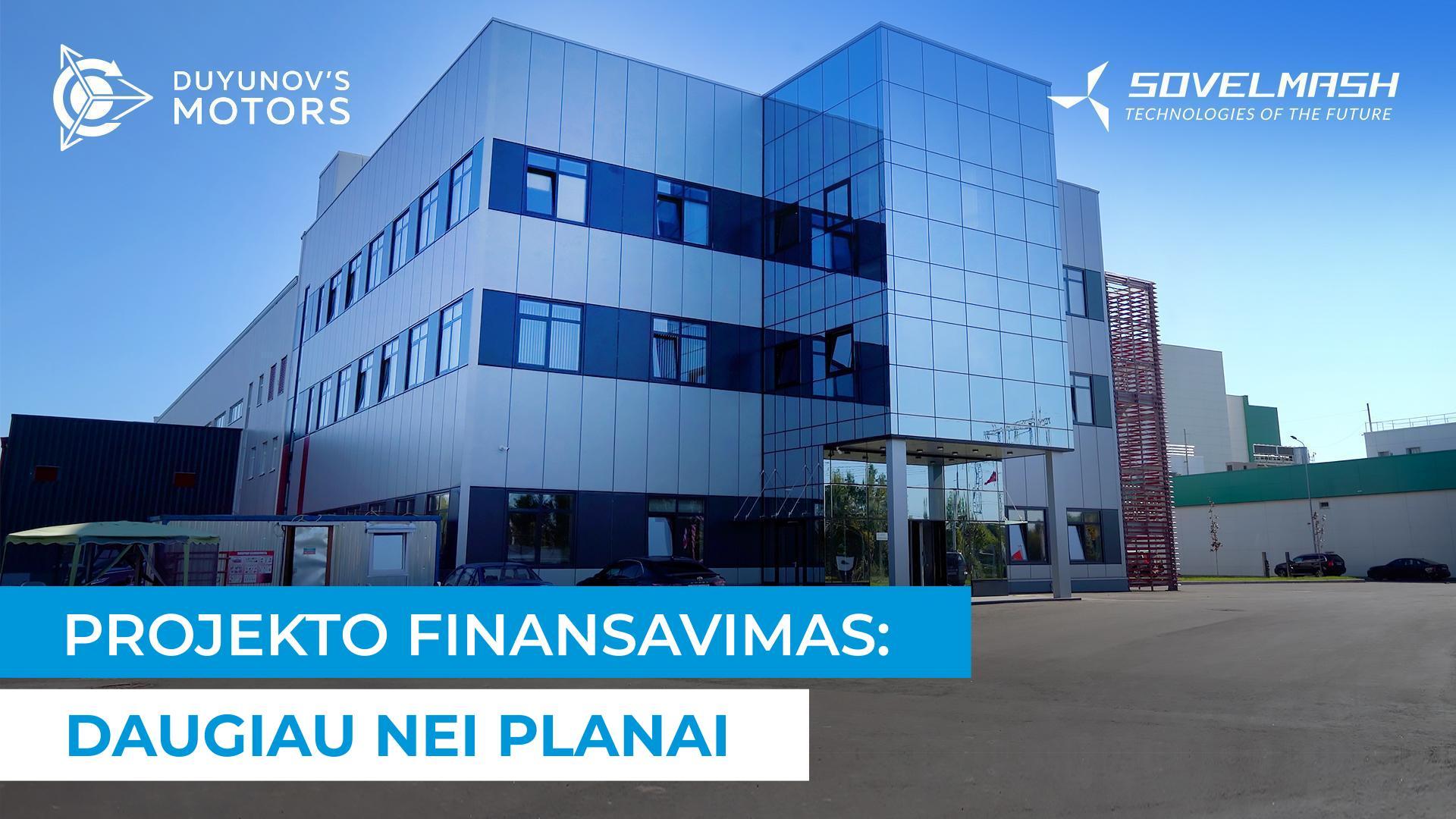 Kaip prasidėjo antrasis pusmetis projekte „Duyunovo varikliai“?