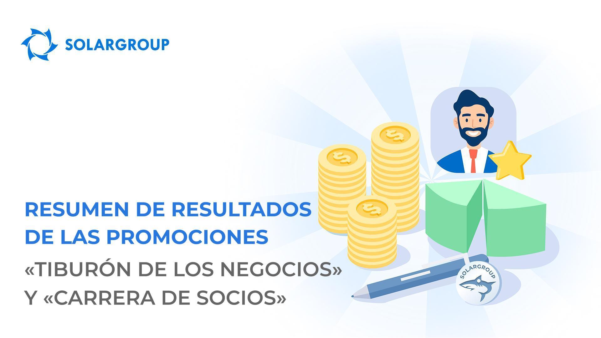 ¡Resumen de resultados de las promociones "Tiburón de los negocios" y "Carrera de socios"!