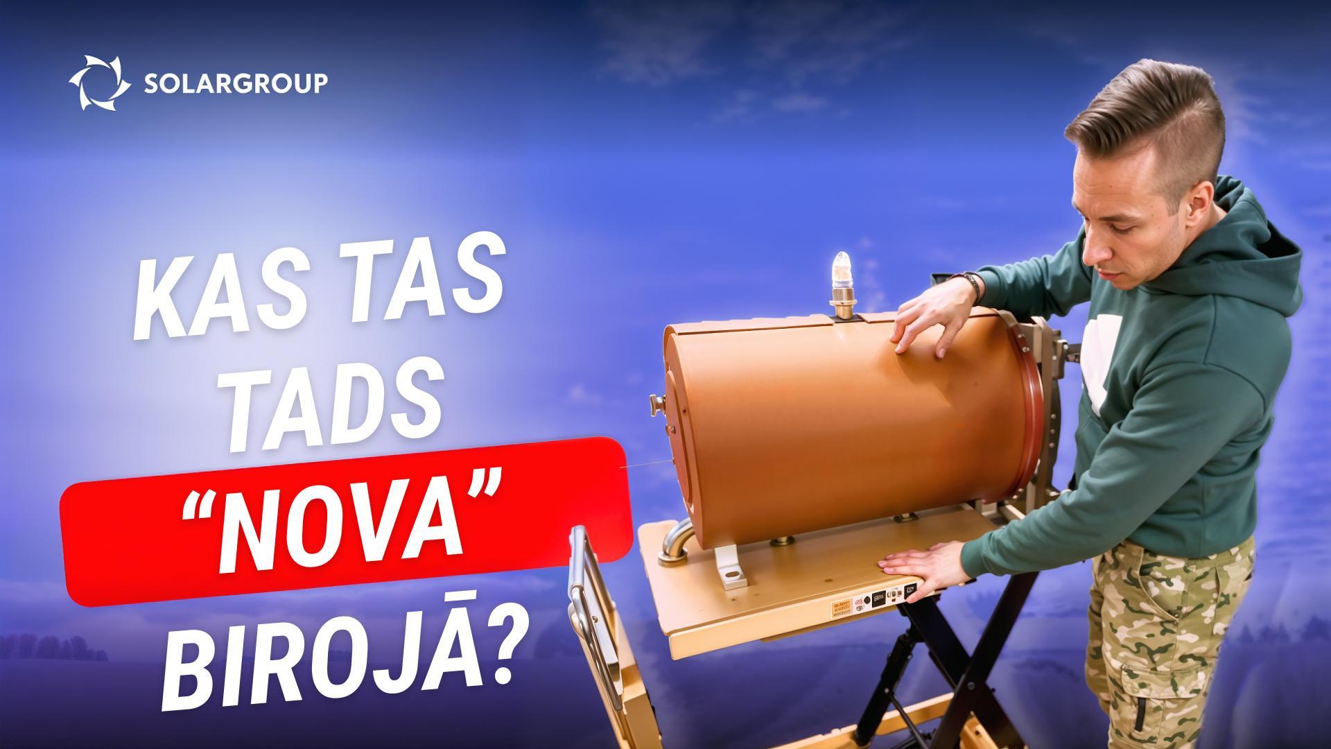 Jauns aprīkojums?! Kas notiek uzņēmuma birojā "Nova" pēc vebināriem par dirižabļiem