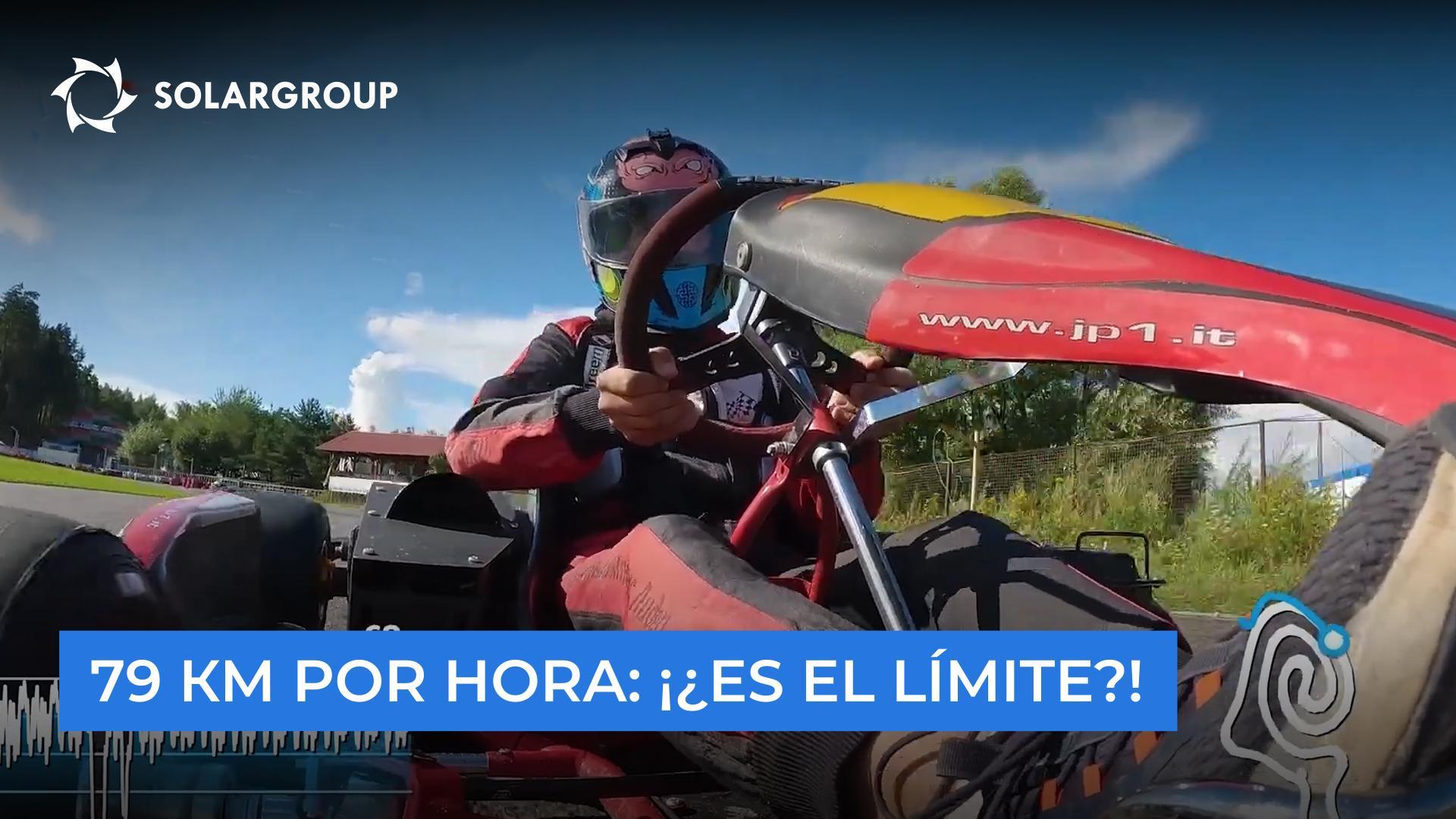 Andrey Lobov sobre las pruebas del kart eléctrico con motor en "Slavyanka"