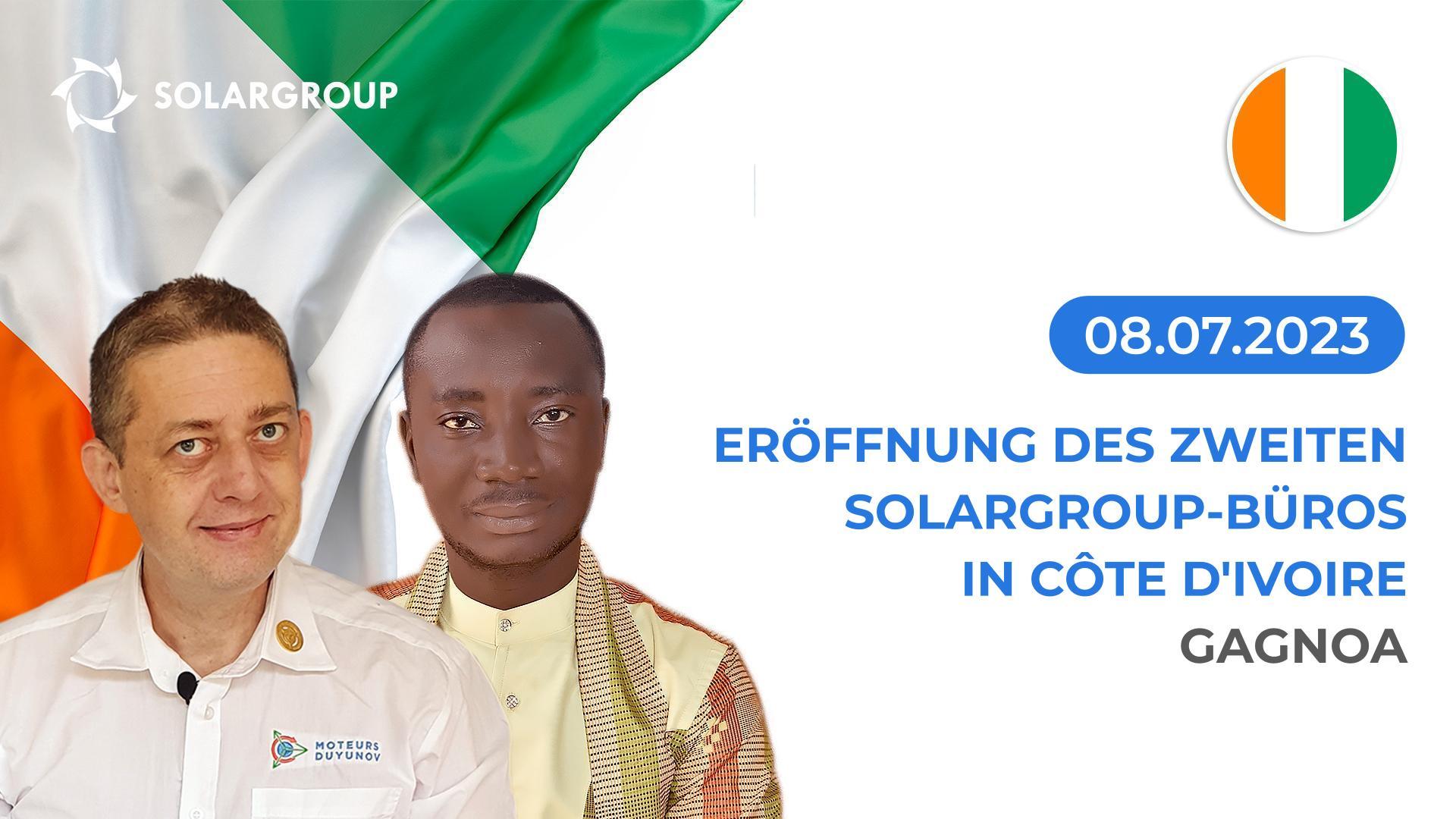 In Côte d'Ivoire wird ein weiteres SOLARGROUP-Büro eröffnet