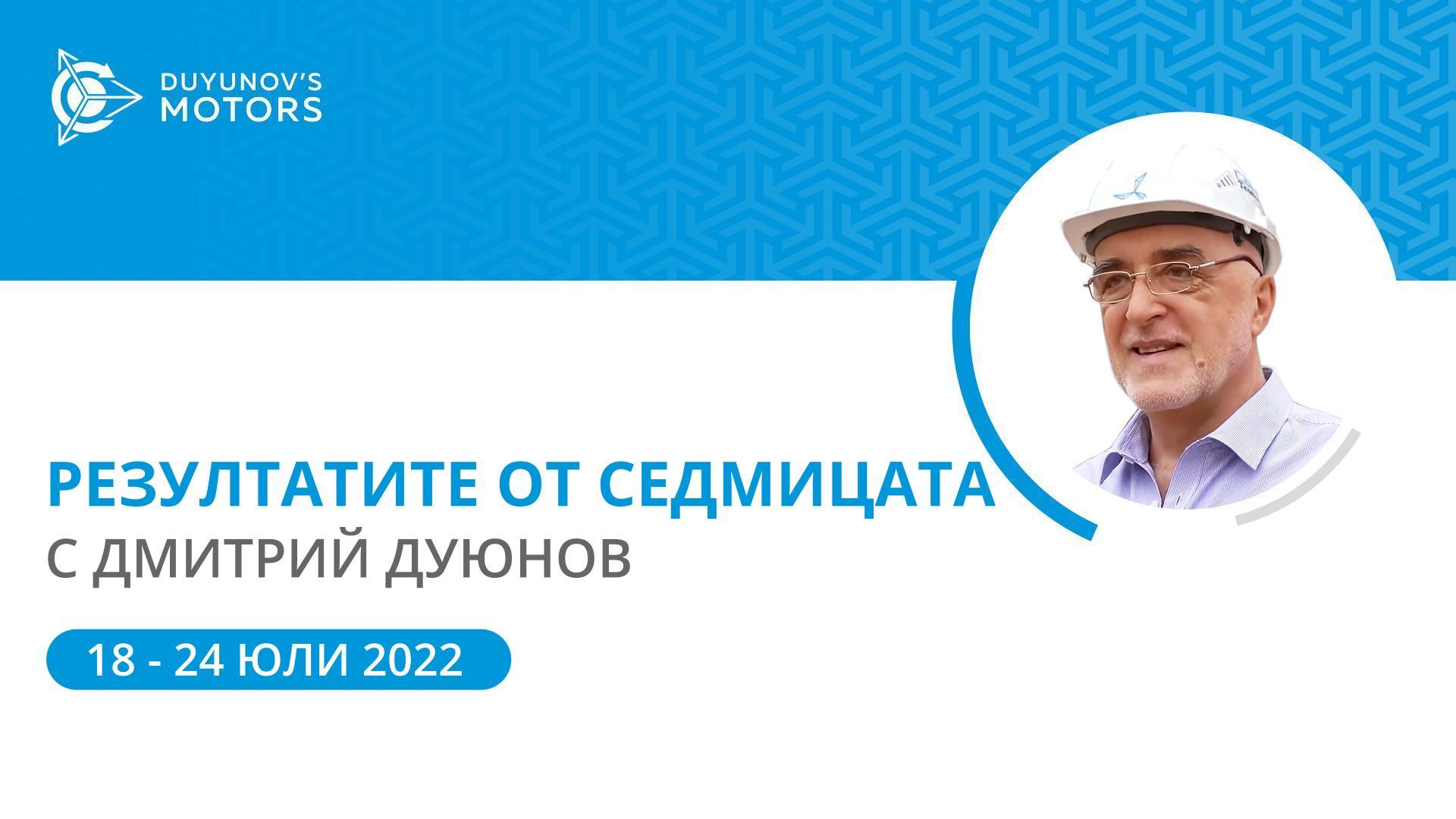 Резултатите от седмицата в проекта «Двигатели на Дуюнов»