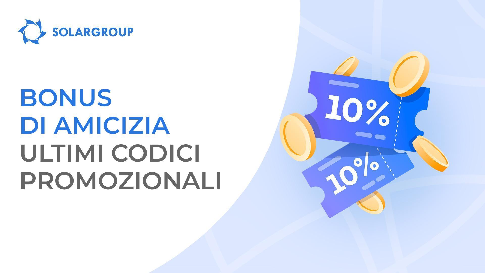 Affrettati ad acquisire un nuovo pacchetto e ricevi il 10% di quote bonus!