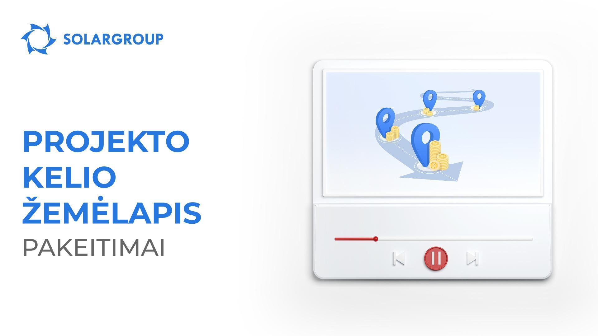 Mes atnaujinome projekto kelio žemėlapį