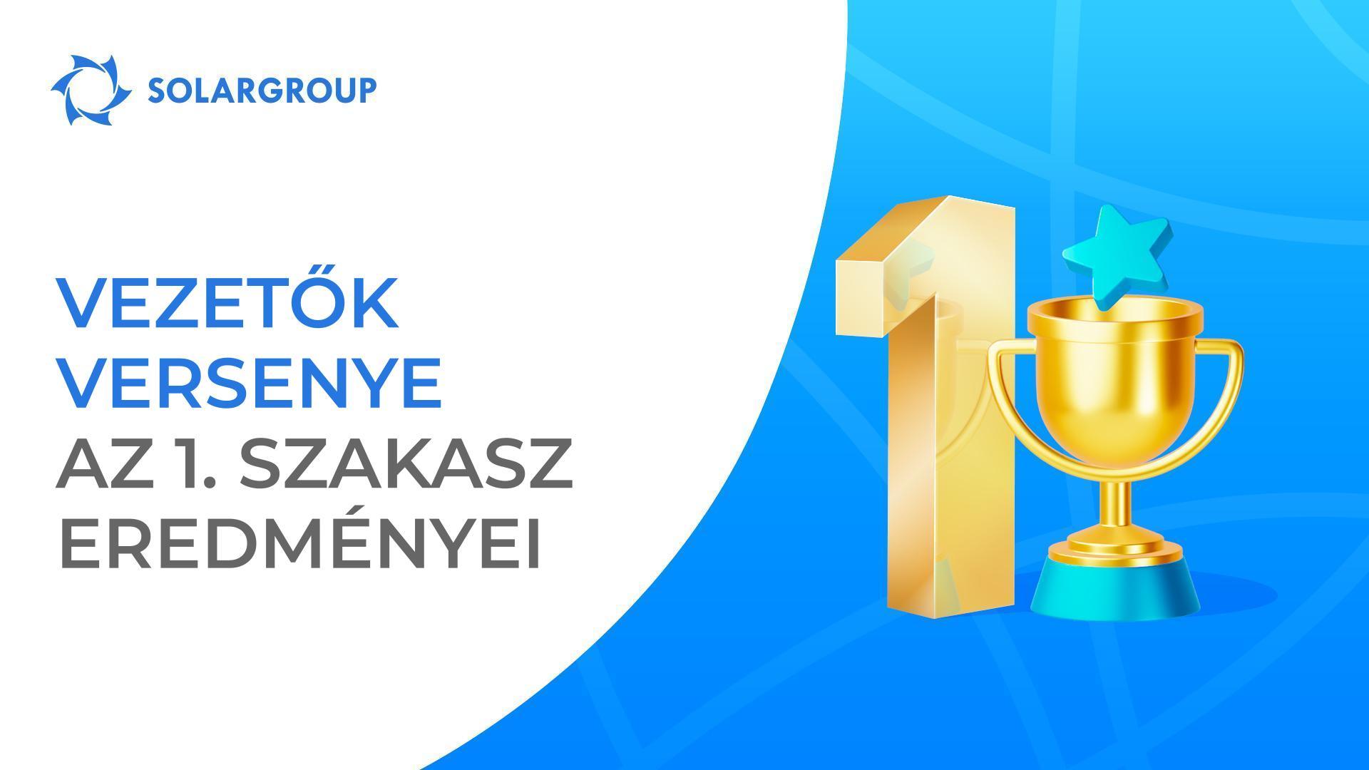 A „Vezetők Versenye” promóció: gratulálunk az 1. szakasz győzteseinek!