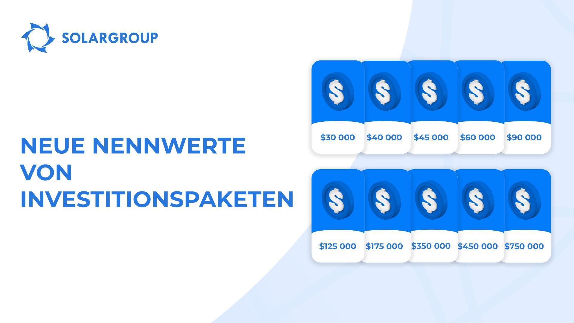 30.000 $ und 9 weitere Nennwerte