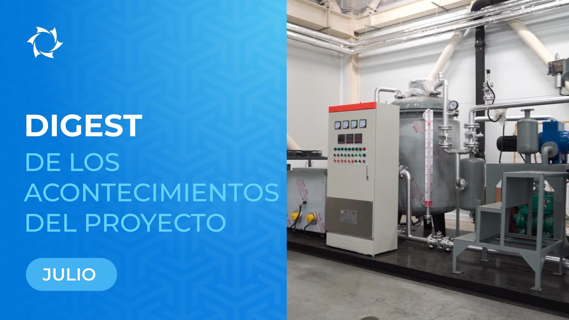 Principales acontecimientos de SOLARGROUP y «Sovelmash» en julio