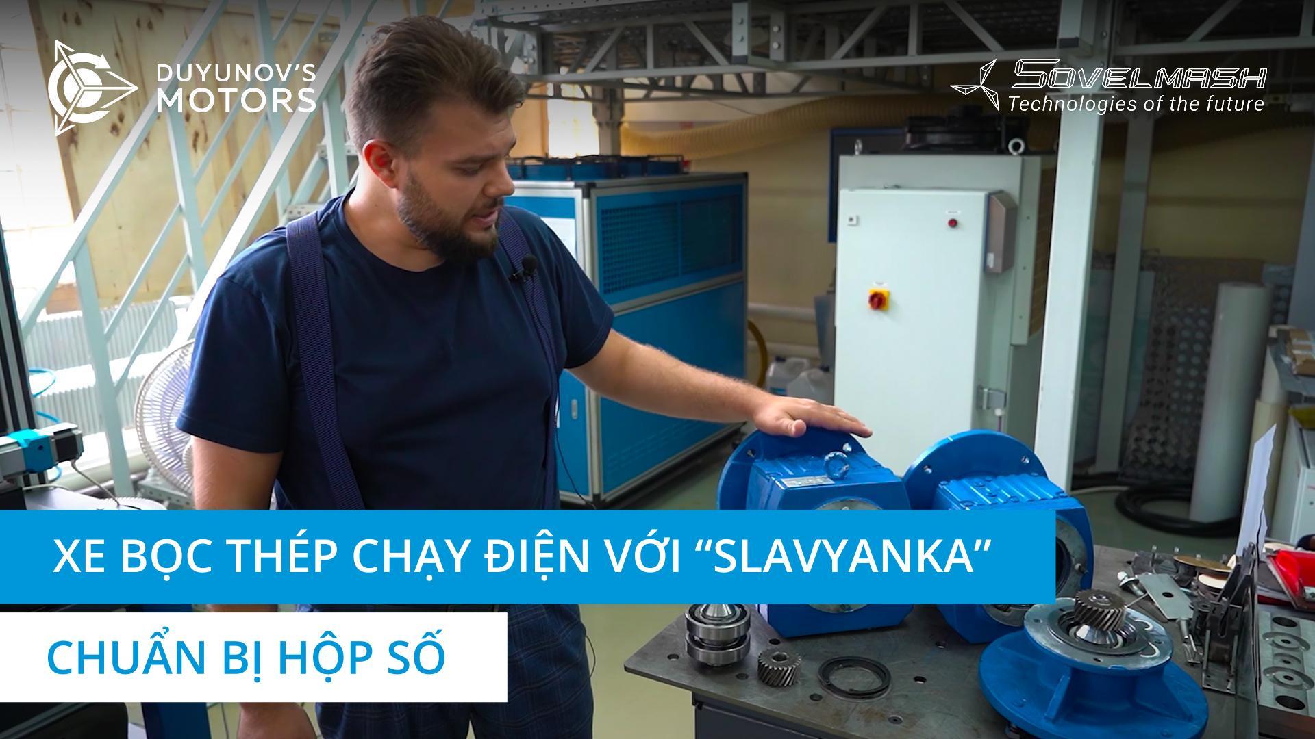 Xe bọc thép chạy điện dựa trên "Slavyanka": hoạt động trên hộp số