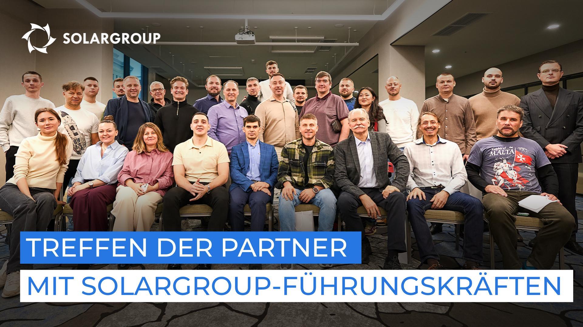 Die Partner wissen mehr über die SOLARGROUP-Projekte als die Investoren! Was wurde beim Treffen mit den Führungskräften mitgeteilt?