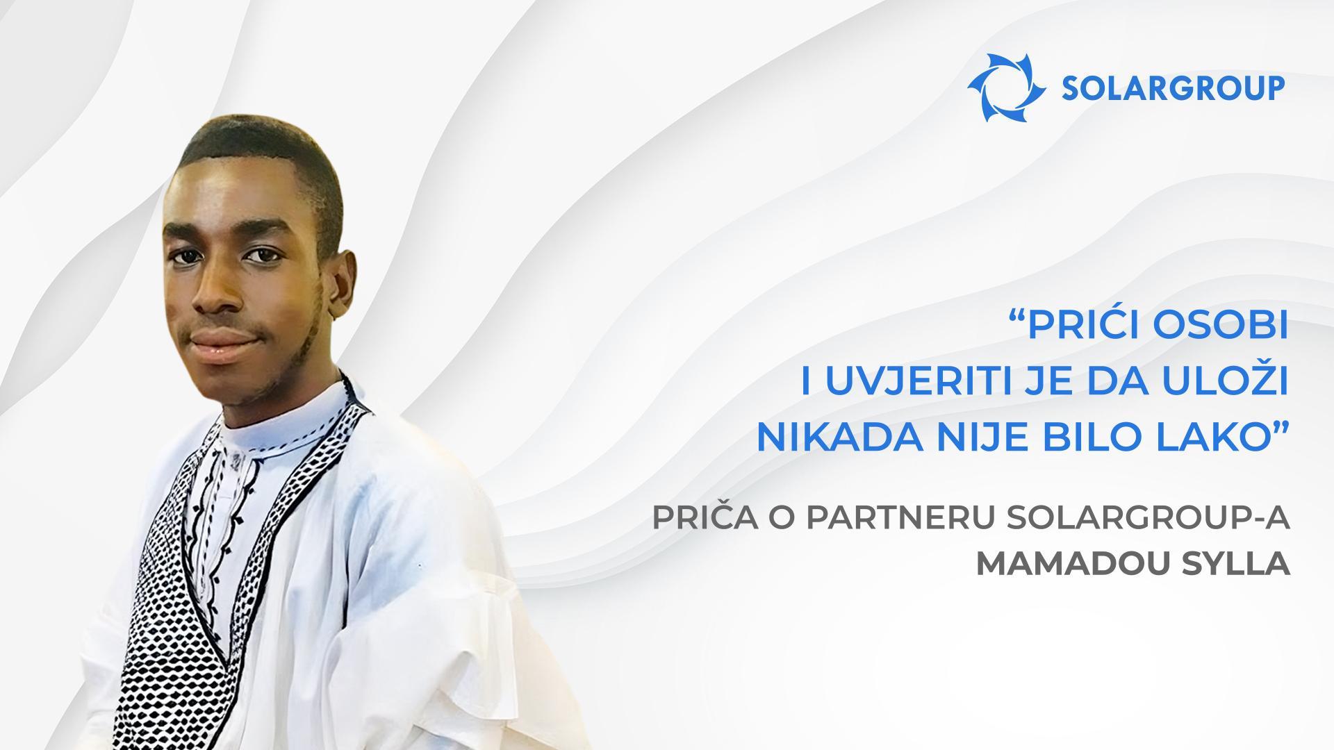 SOLARGROUP će promijeniti sudbine mnogih ljudi | Priča partnera SOLARGROUP-a - Mamadou Sylla, Mali