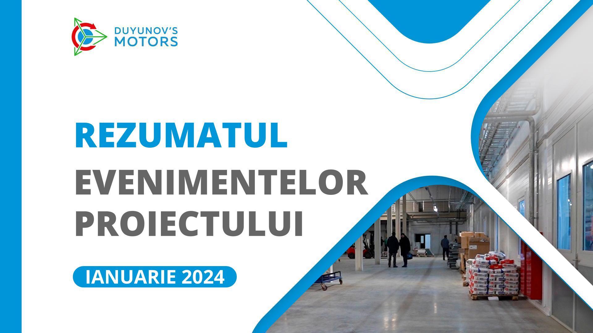 Cele mai importante evenimente ale proiectului din luna ianuarie