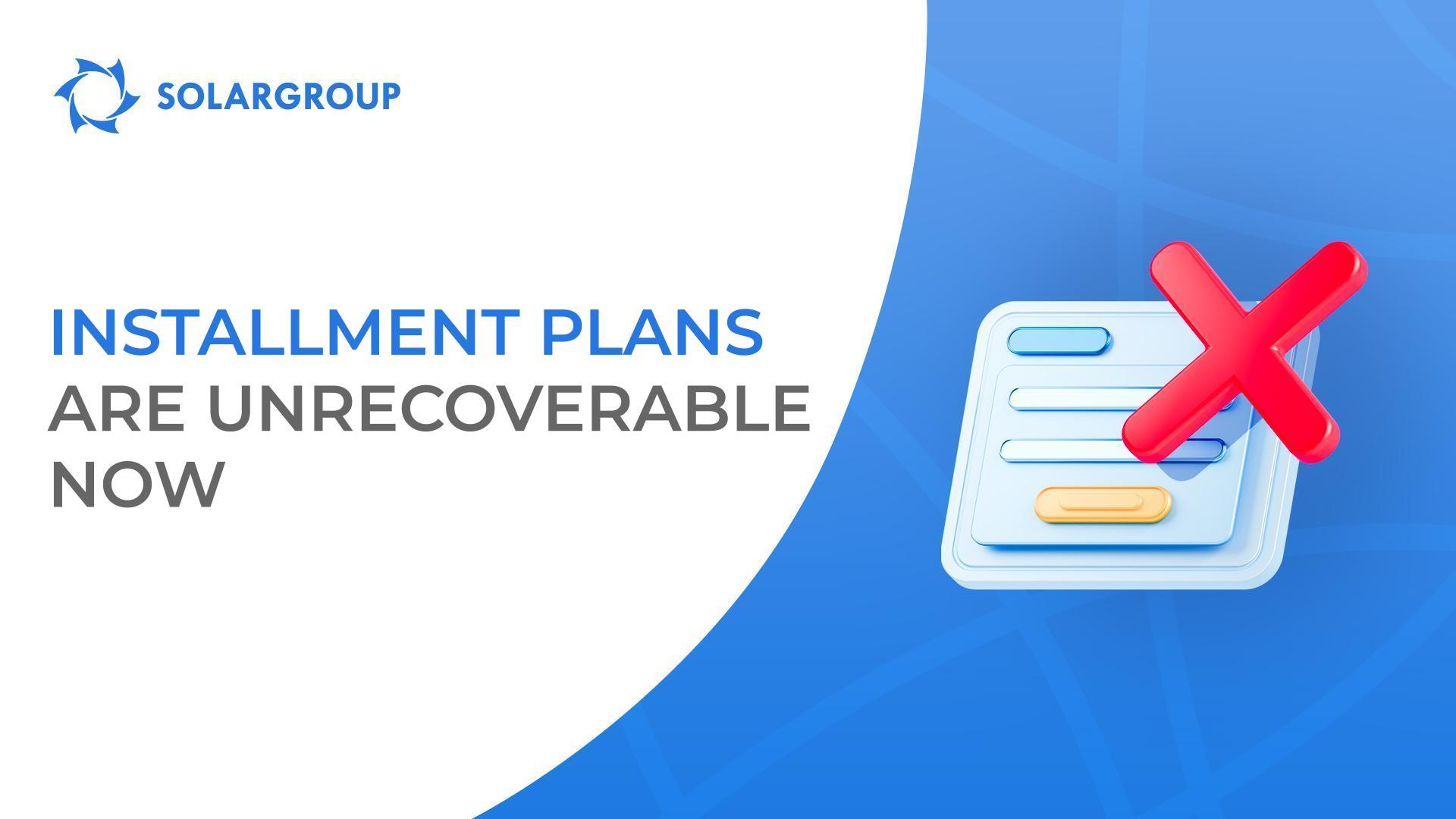Why is it especially important now to repay your installment plans in full?