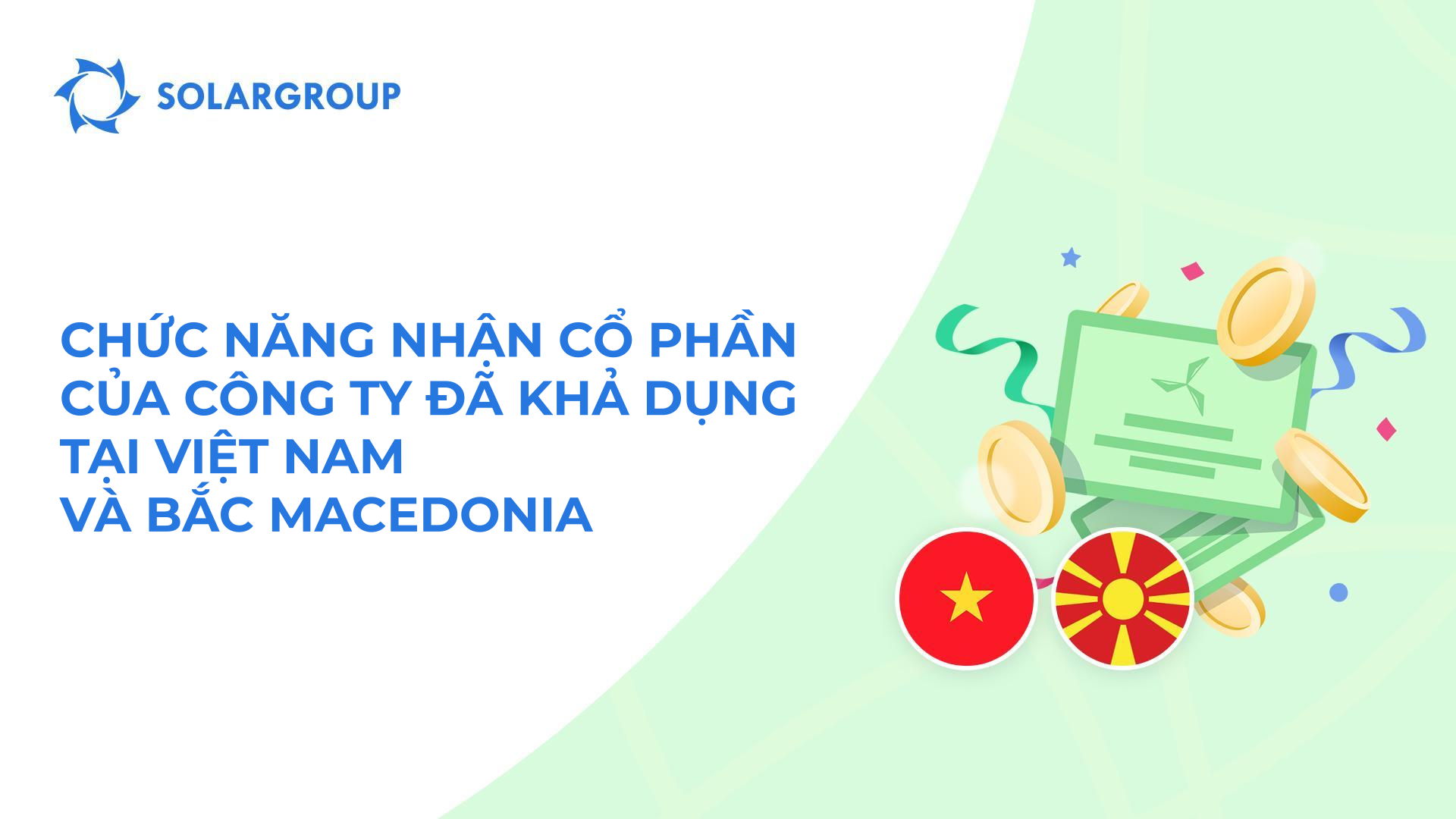 Chúng tôi sẽ cùng lúc cho ra mắt chức năng dành cho nhà đầu tư từ hai quốc gia!