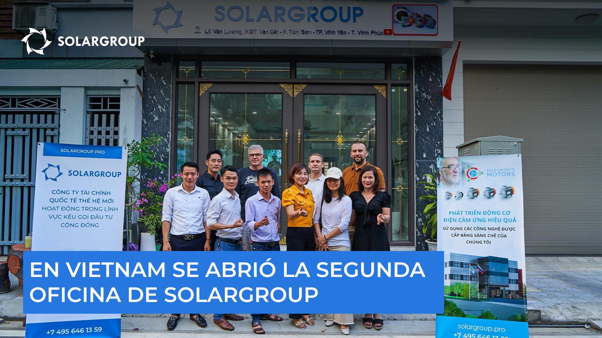 En Vietnam se abrió la segunda oficina de SOLARGROUP