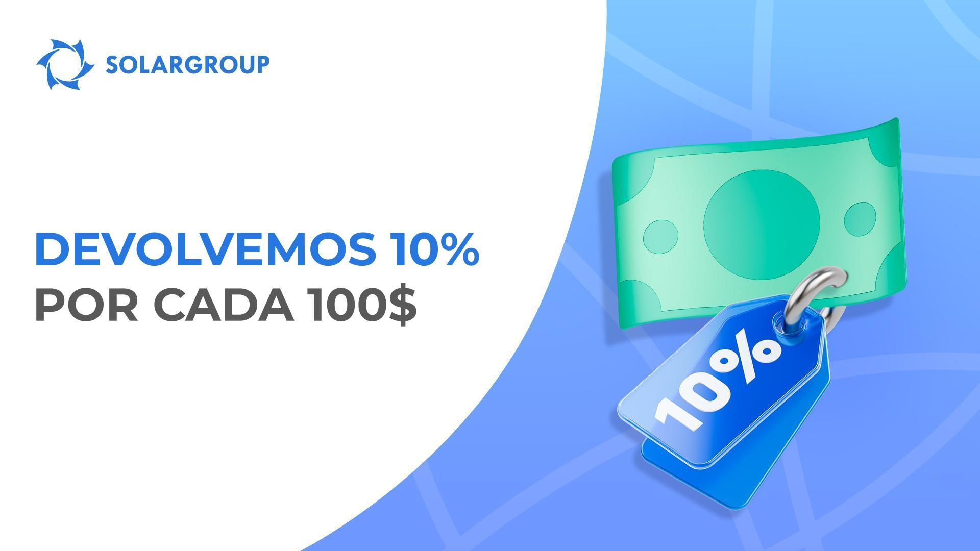 Reembolso del 10%: adquiera nuevos paquetes y recupere dinero con cada pago