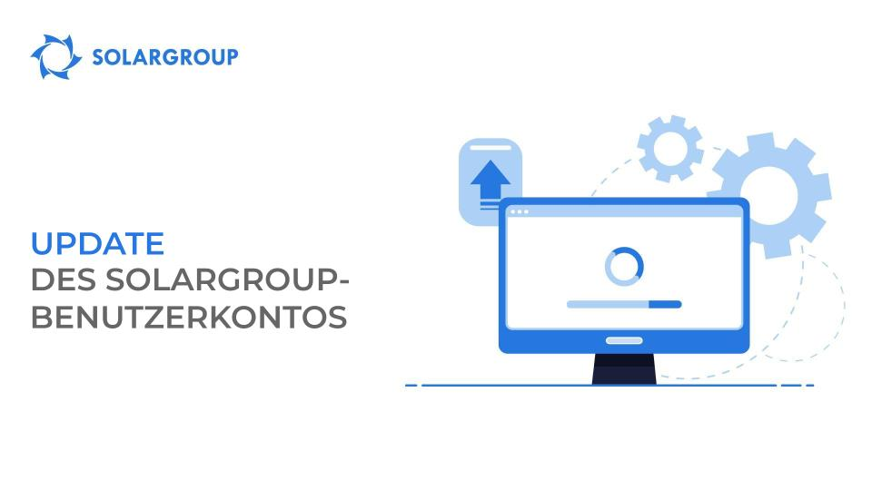 Update des SOLARGROUP-Benutzerkontos