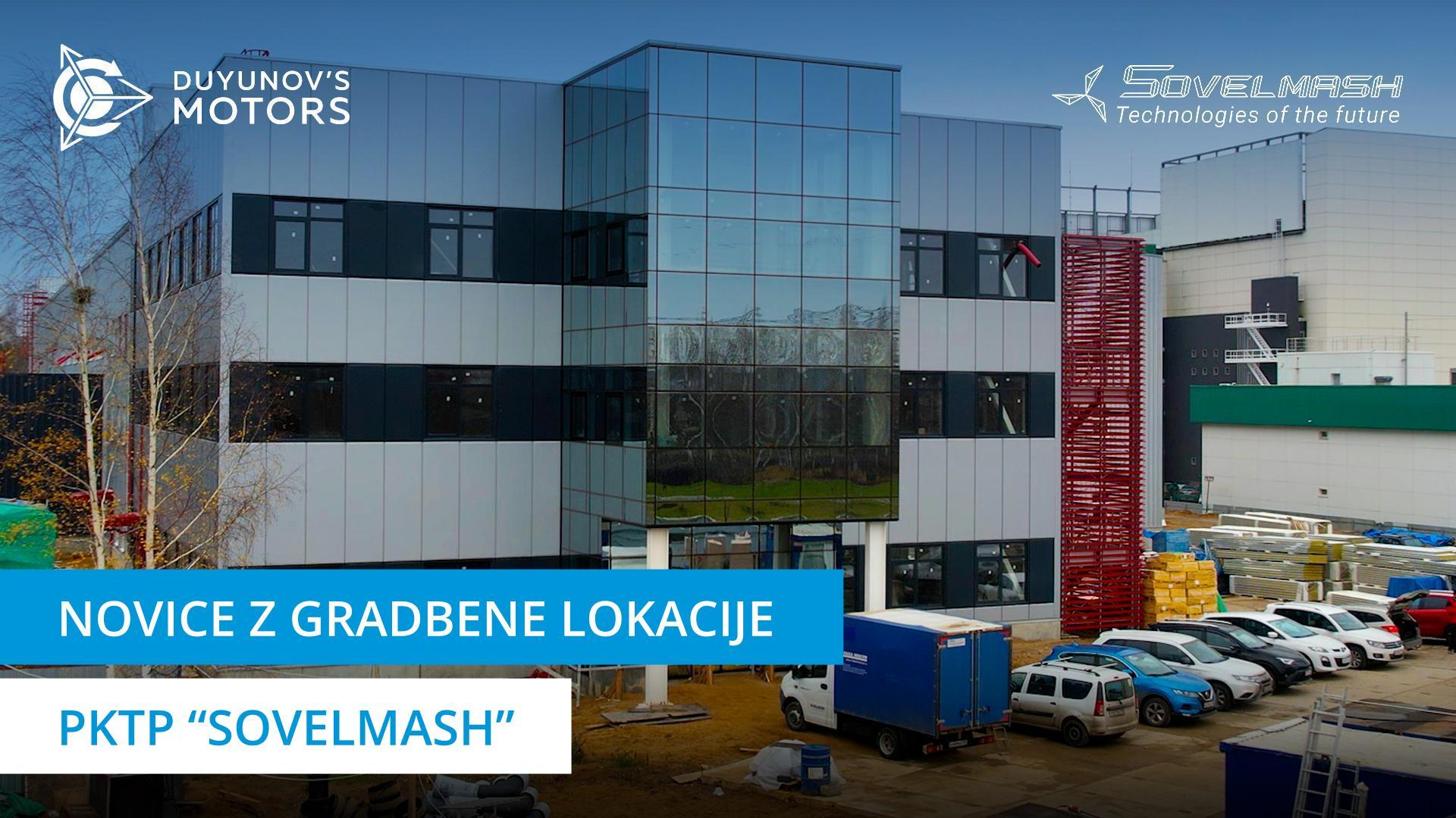 Novice z gradbene lokacije PKTP "Sovelmash"
