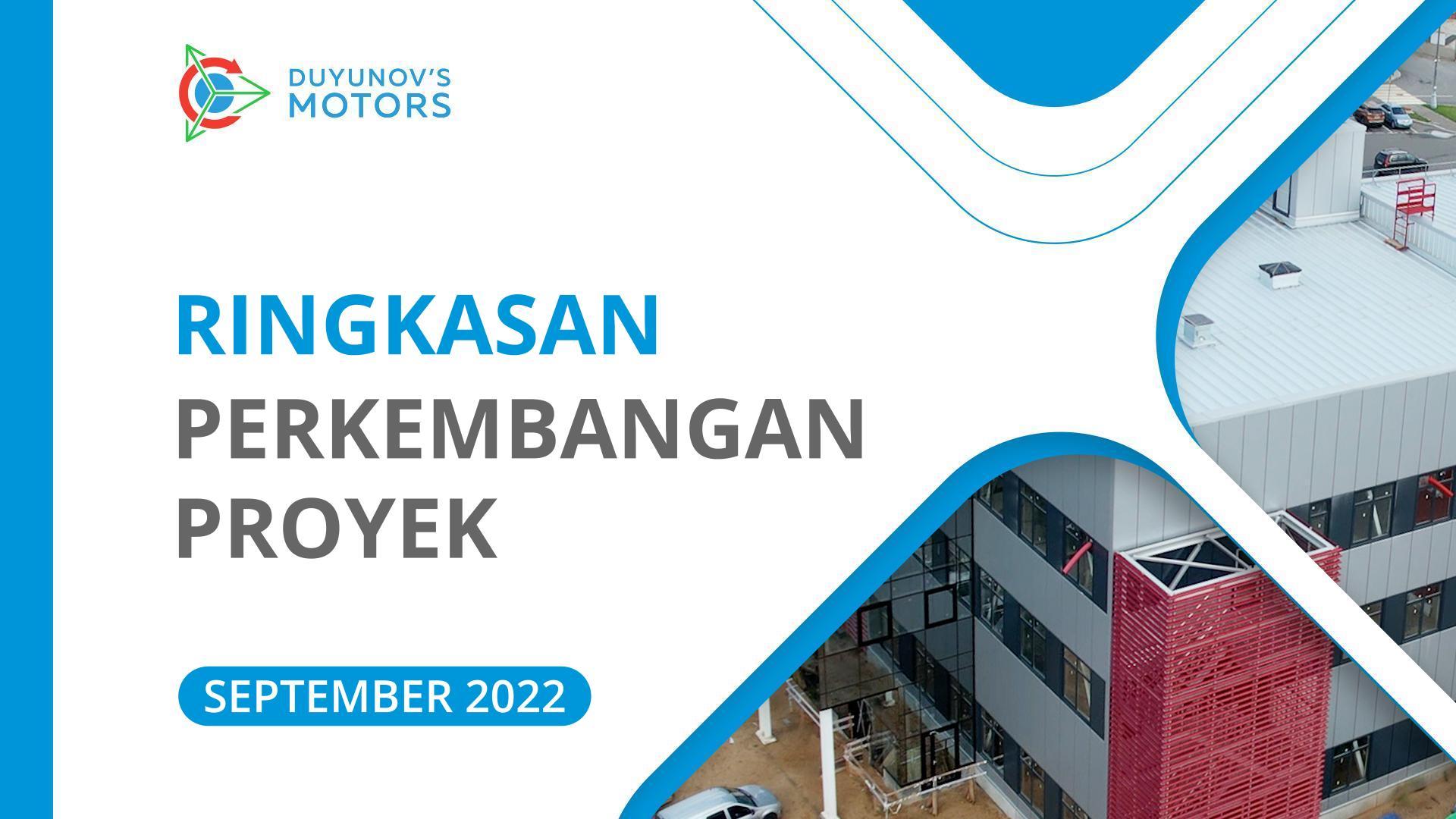 Perkembangan Utama Proyek: Ringkasan September