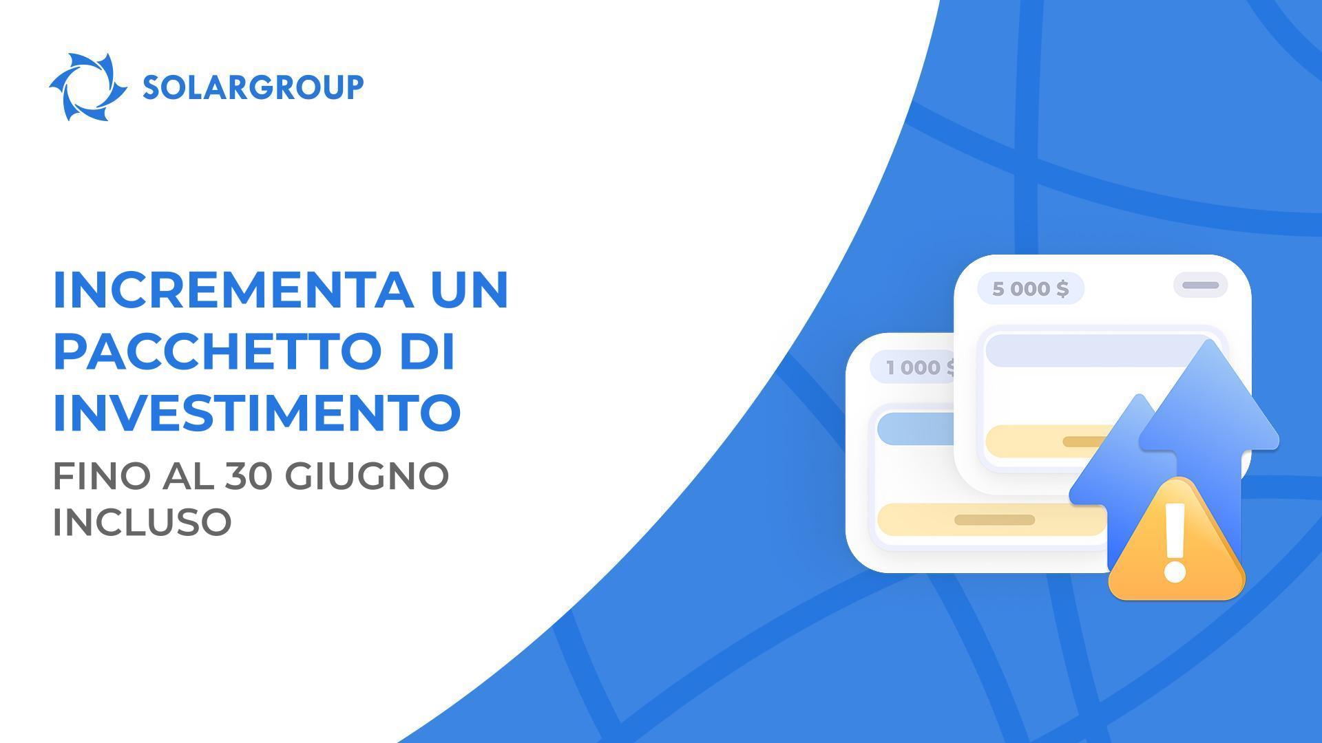 Aperta la possibilità di incrementare qualsiasi pacchetto di investimento per il completamento dei piani finanziari e il pagamento delle obbligazioni verso Sovelmash
