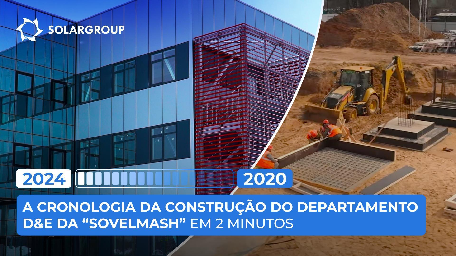 Como foi o centro de engenharia da "Sovelmash" construído?