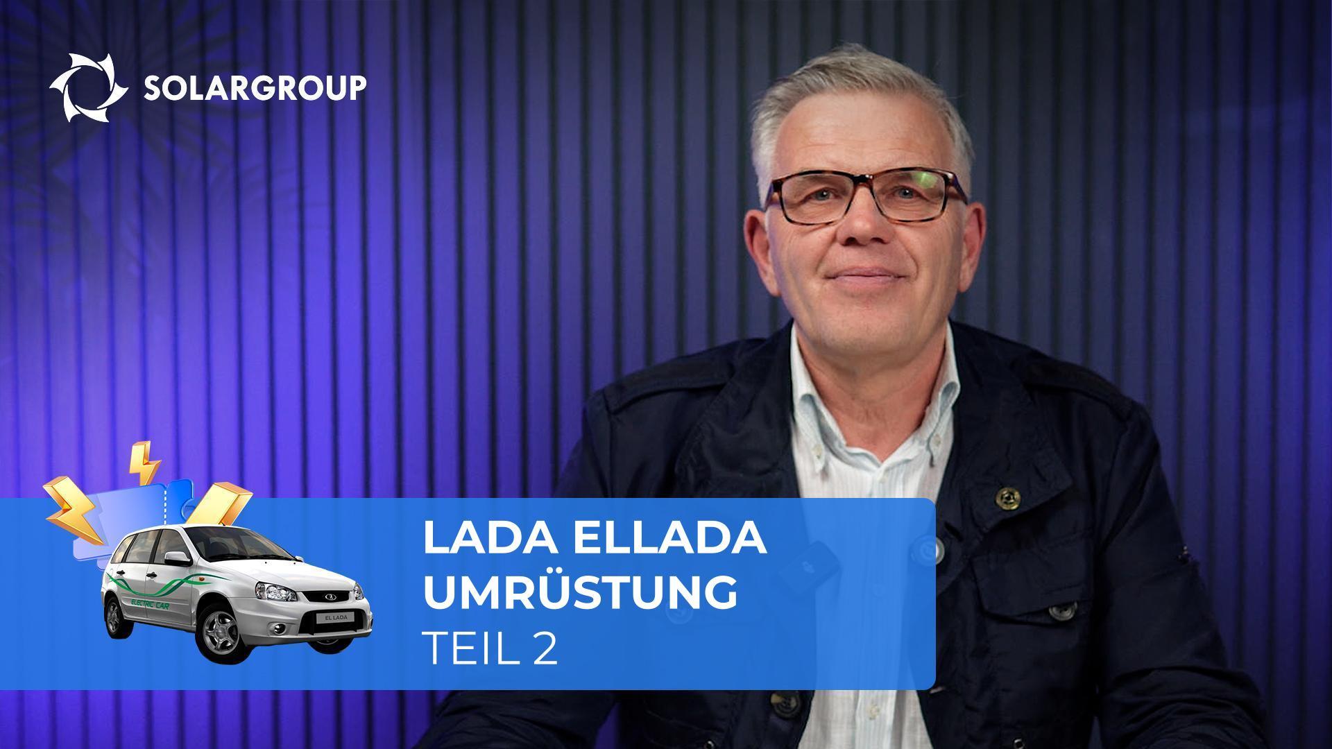 Vorbereitung des Autos der Marke LADA, ausgestattet mit dem "Slawjanka"-Motor, für die Verlosung!