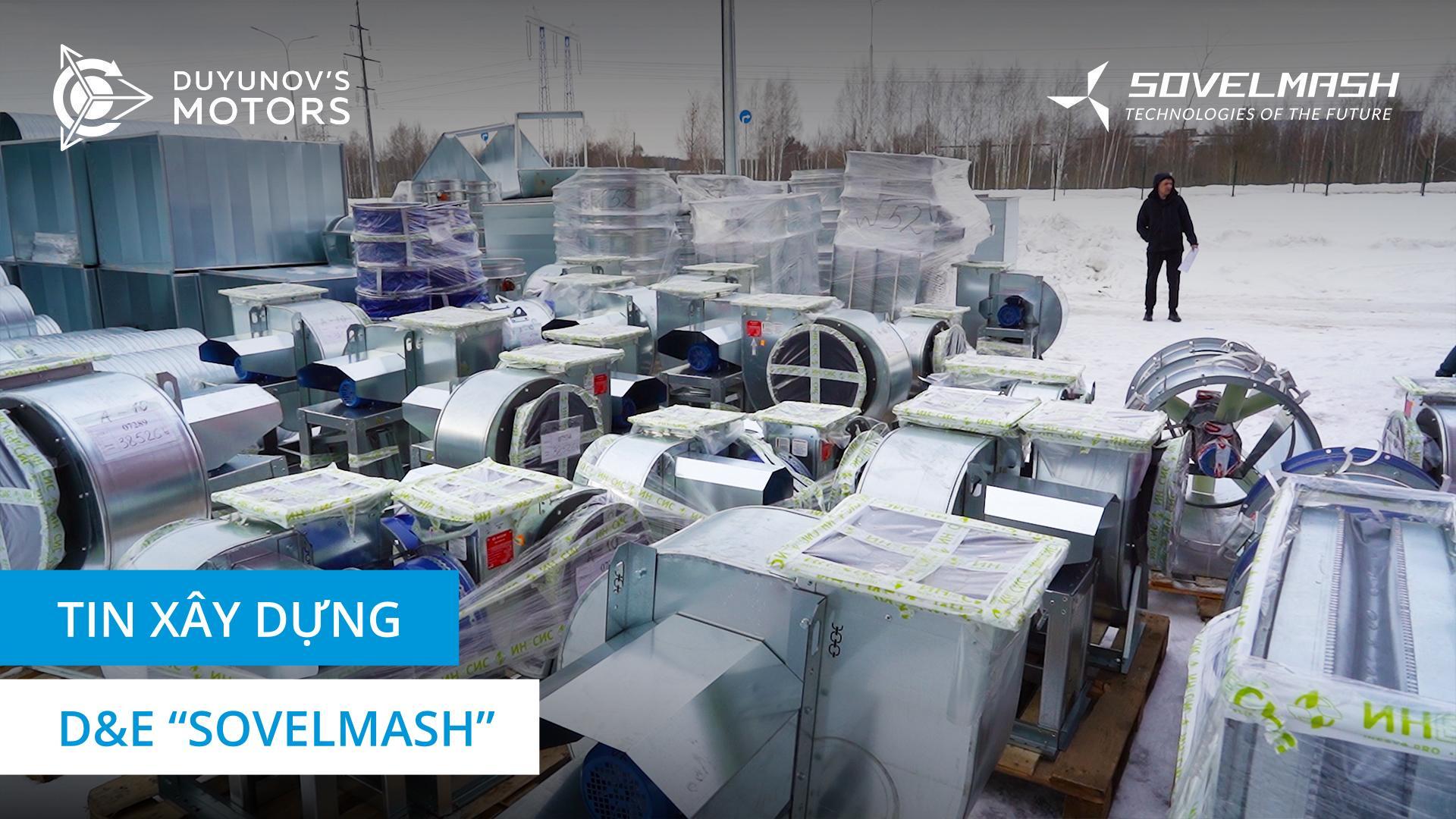 Giao nhận thiết bị laser tại D&E "Sovelmash"