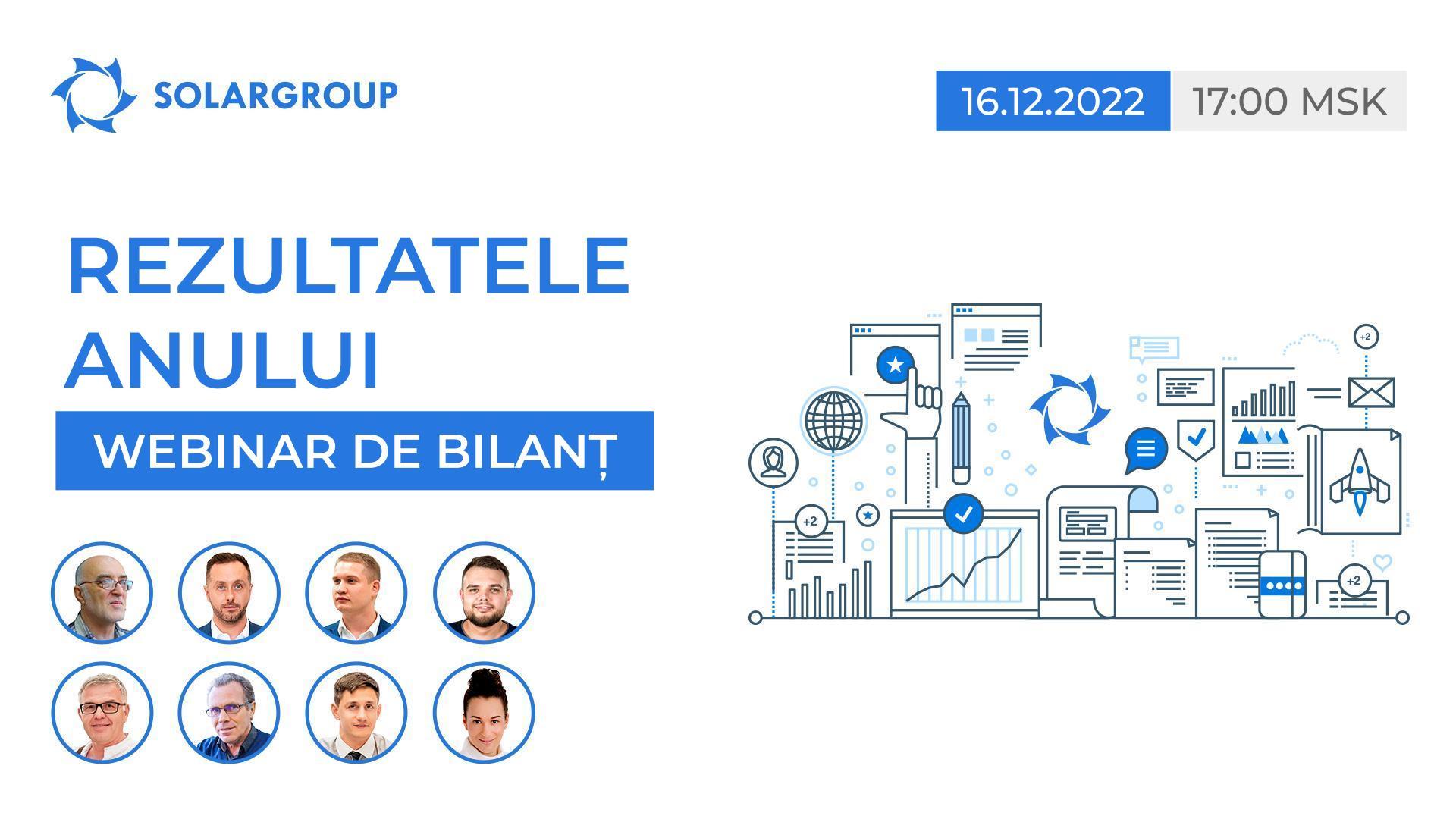 Urmăriți webinarul de bilanț „Rezultatele anului în proiectul „Motoarele lui Duyunov”