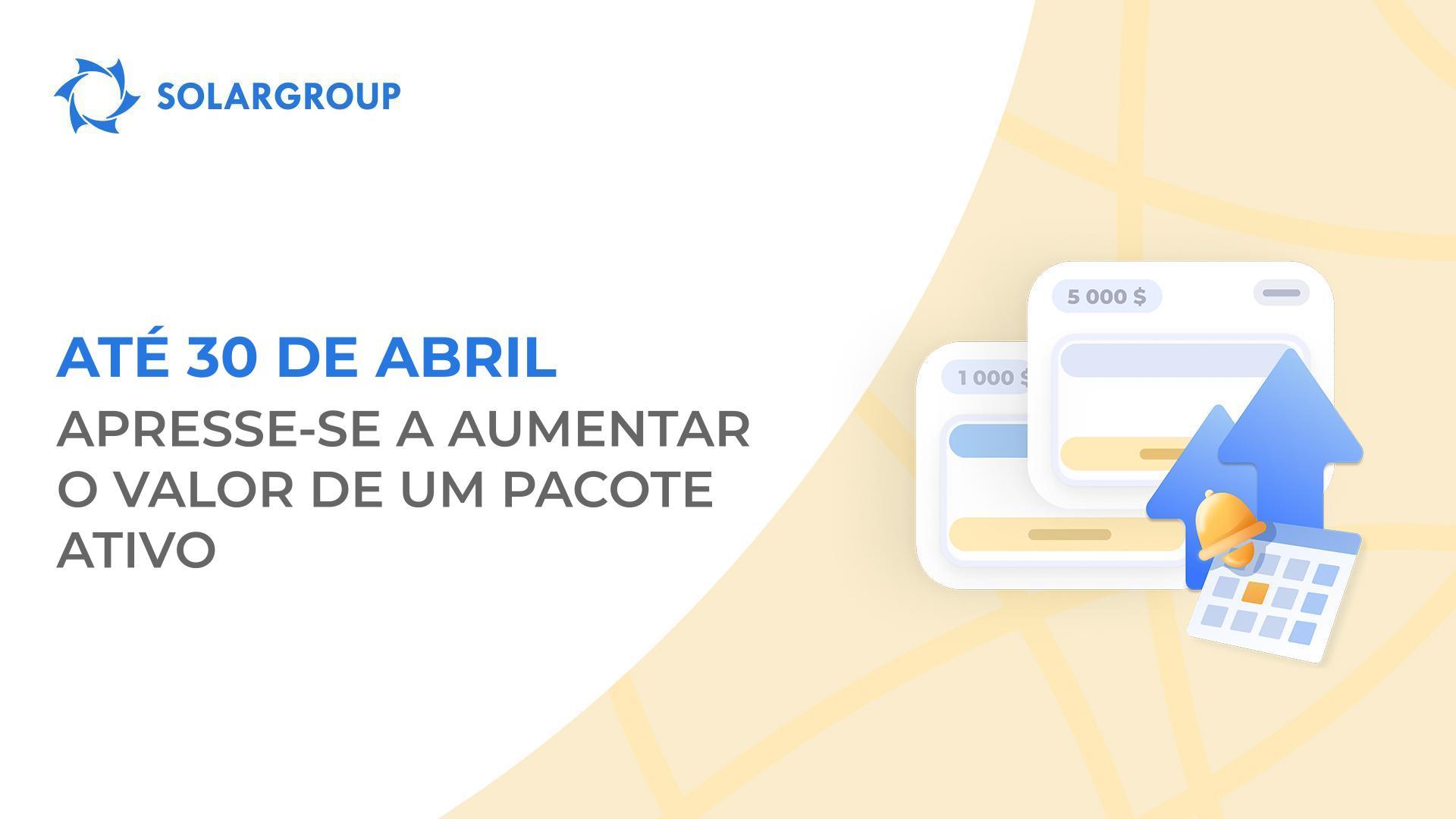 Esta é a sua última oportunidade para aumentar o valor de um pacote no projeto!