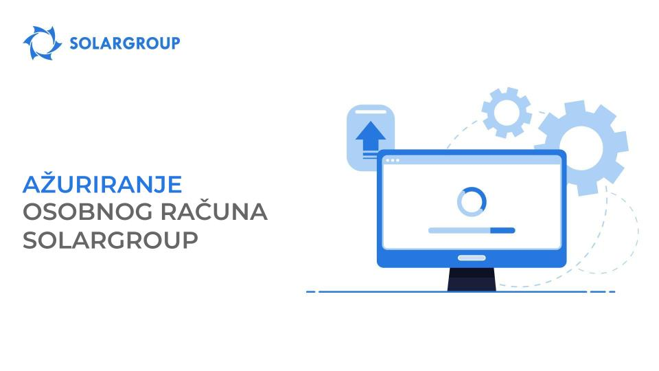 Ažuriranja na osobnom računu SOLARGROUP