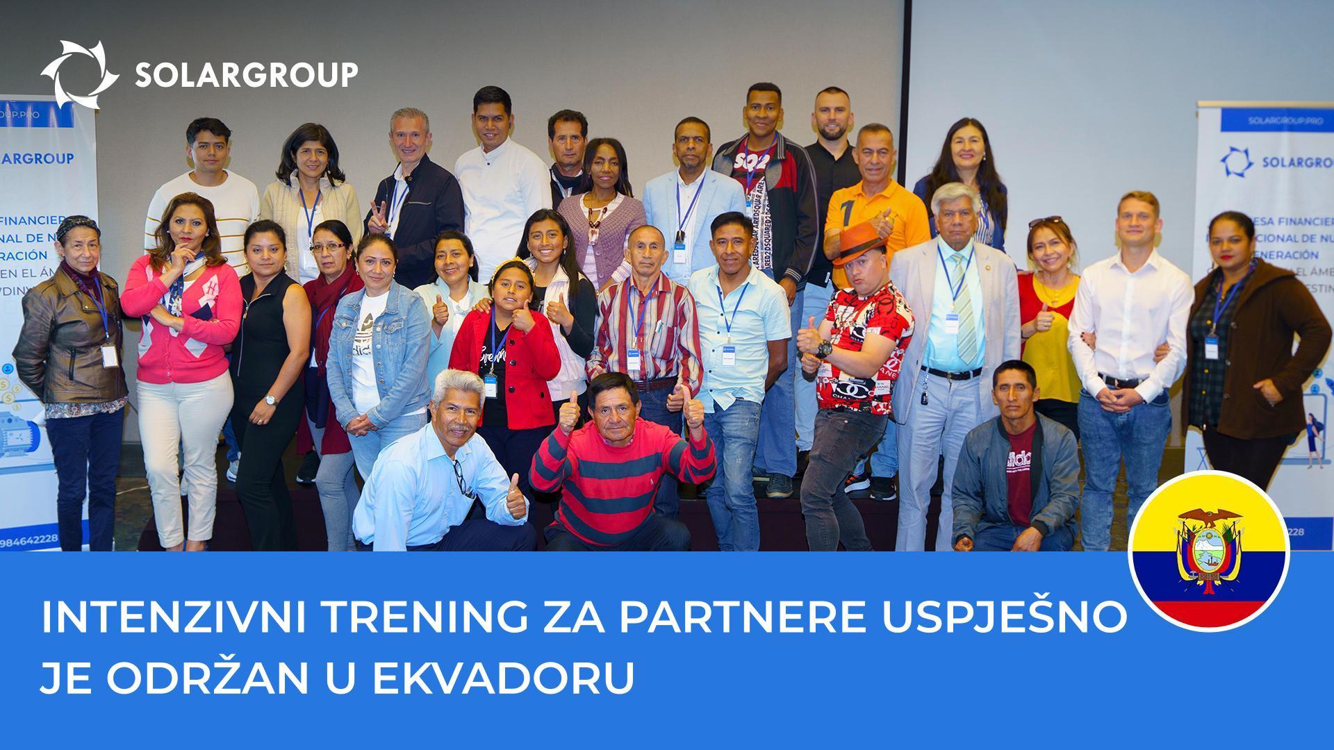 Intenzivni trening za partnere uspješno je održan u Ekvadoru