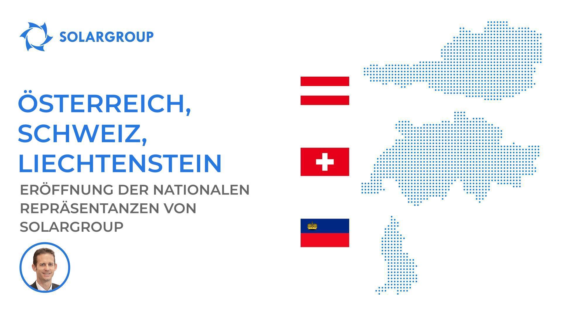 Gleich in drei europäischen Ländern wurden nationale Repräsentanzen von SOLARGROUP eröffnet