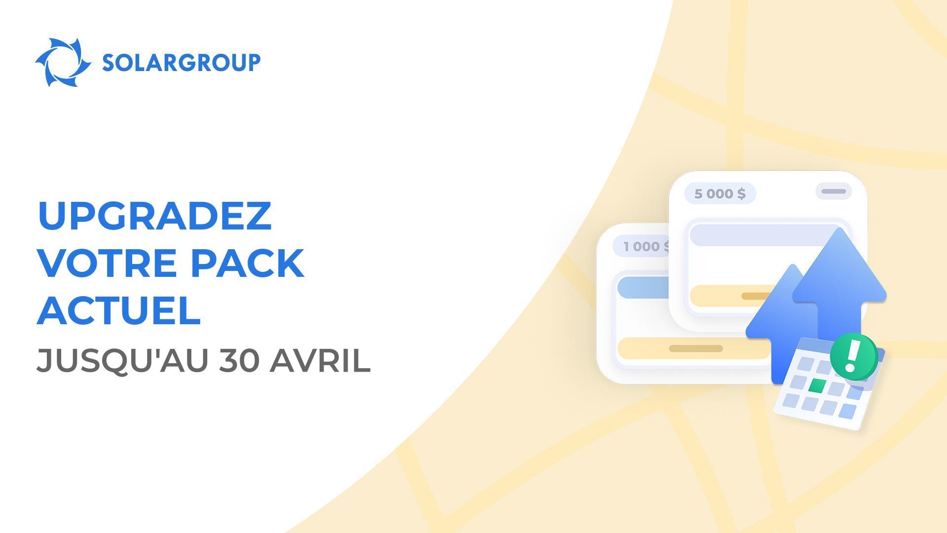 La possibilité d’upgrader un pack que vous êtes en train de payer sera bientôt supprimée
