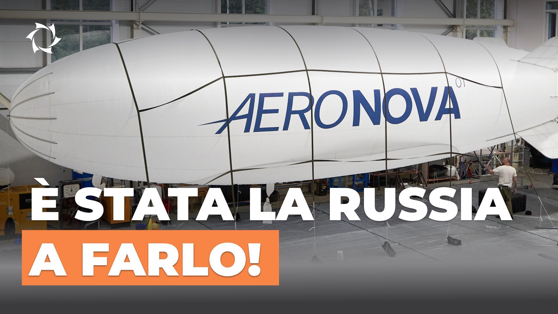 Il primo dirigibile senza pilota in Russia NOVA-01!