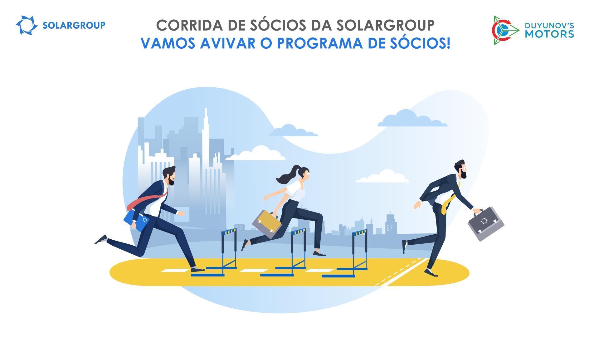 "Corrida de Sócios" da SOLARGROUP: vamos avivar o programa de sócios!