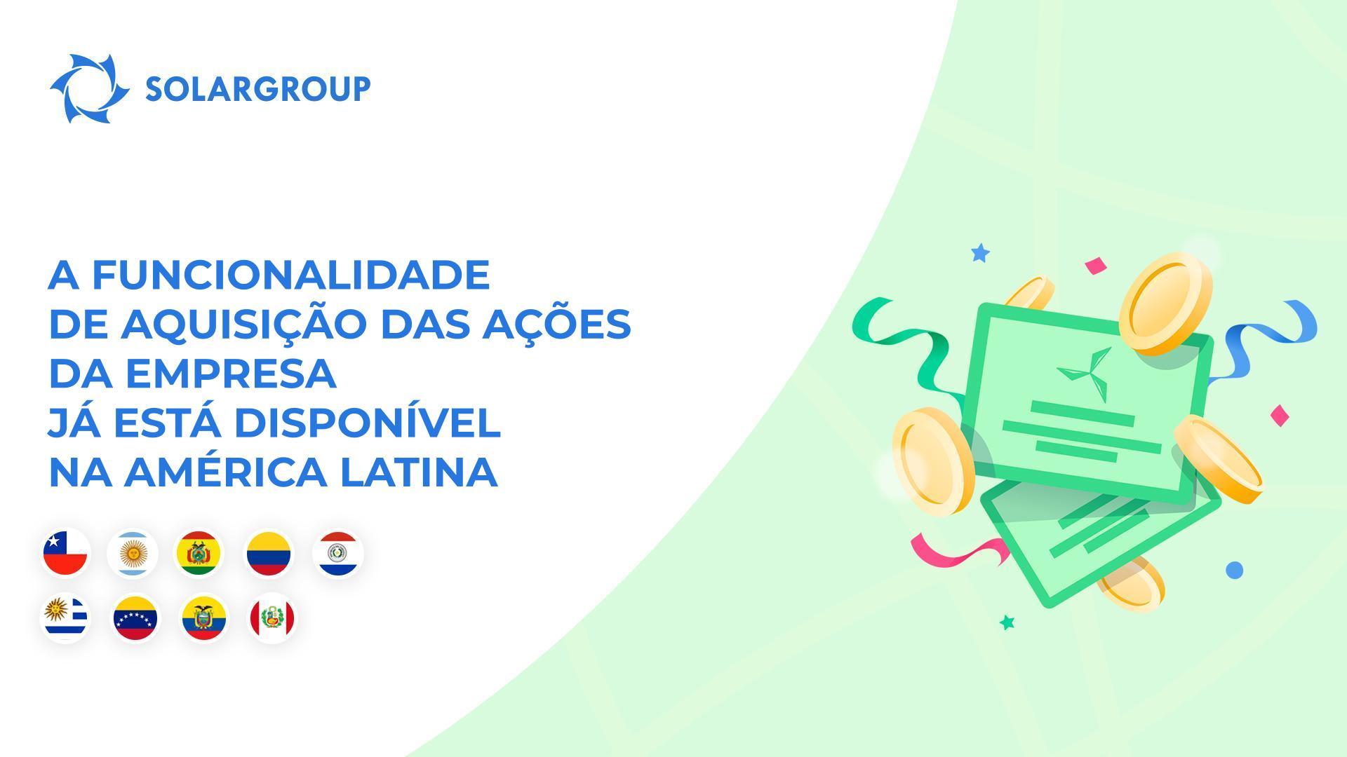 Disponibilização de acesso à funcionalidade a 9 países da América Latina