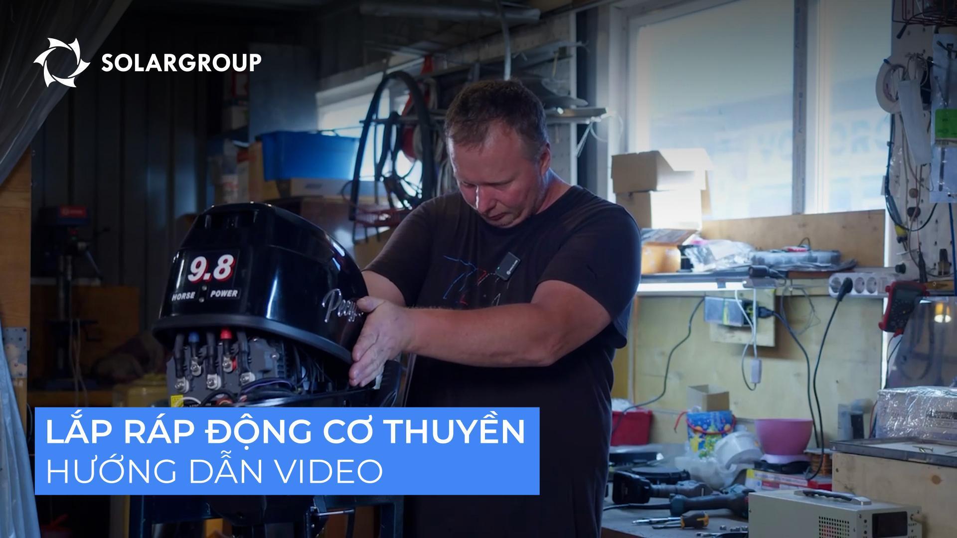 Cách lắp ráp động cơ điện dựa trên "Slavyanka" cho thuyền?