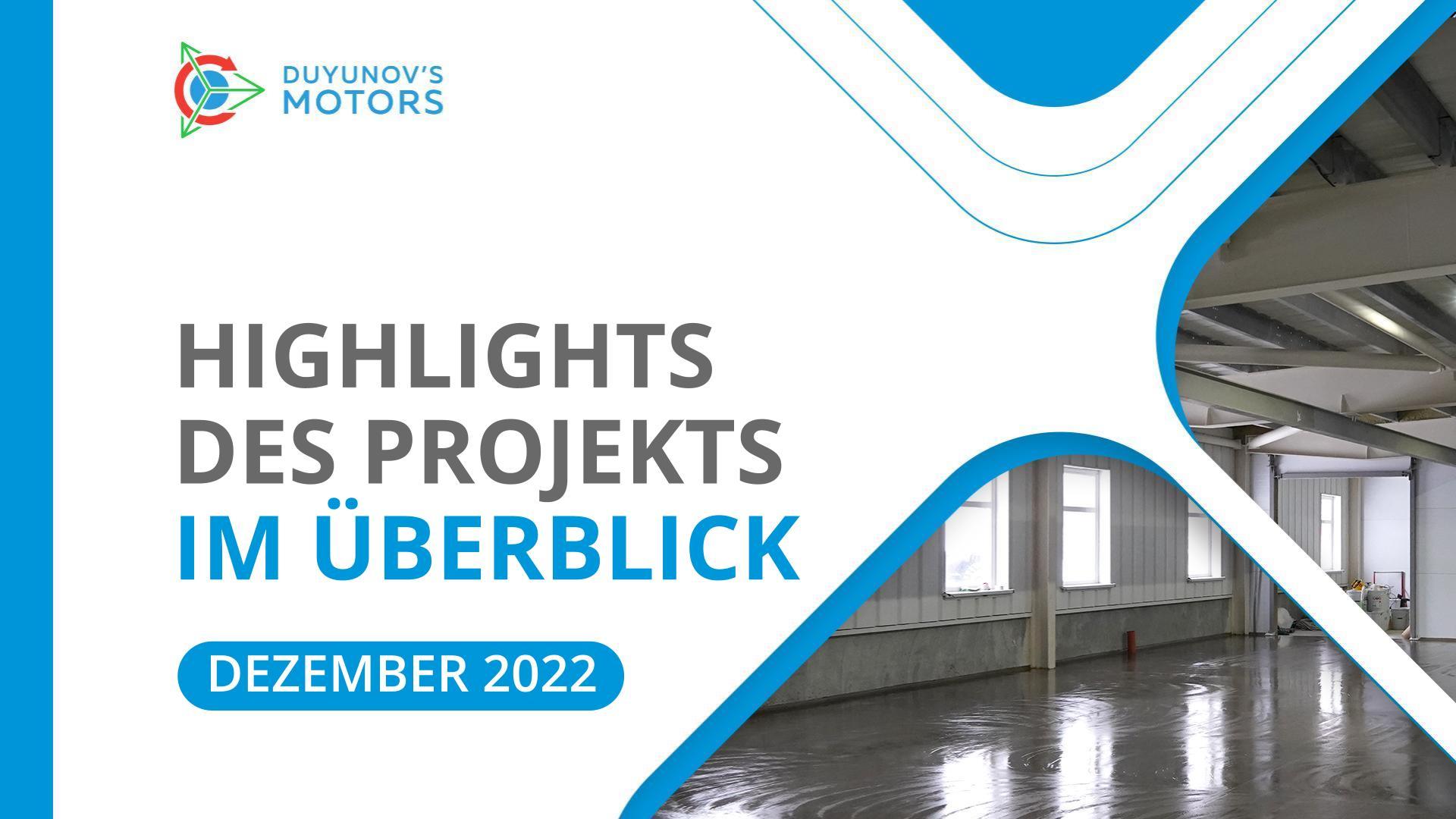 Highlights des Projekts: Dezember im Überblick