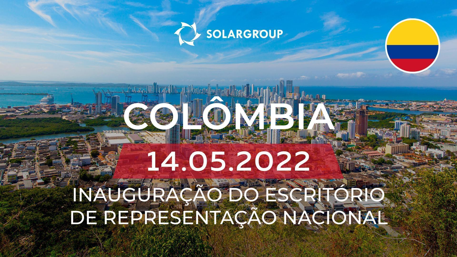 A SOLARGROUP inaugura um escritório de representação nacional na Colômbia