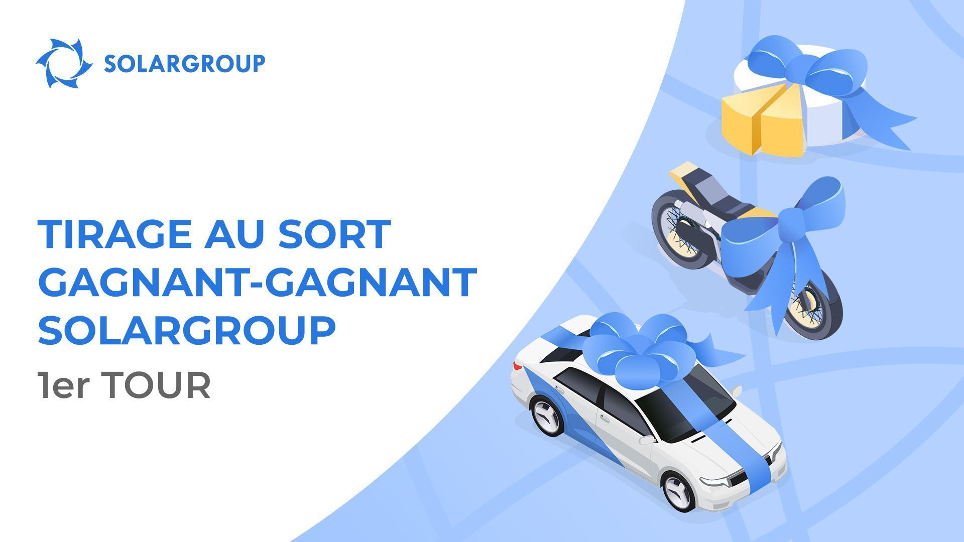 Gagnez une voiture électrique, une moto avec moteur de type "Slavianka" et des parts bonus !