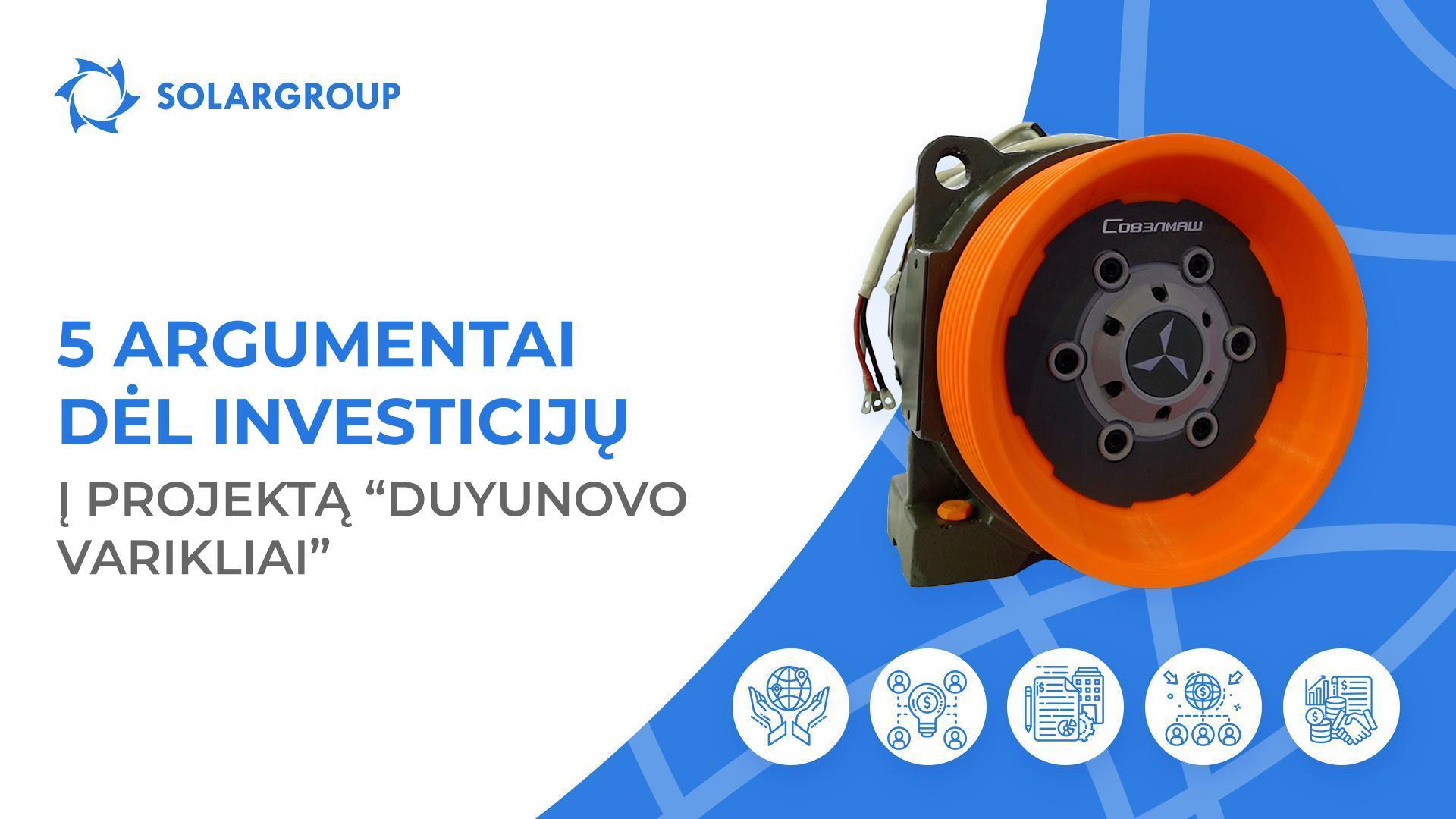 Kodėl investuotojai renkasi mūsų projektą