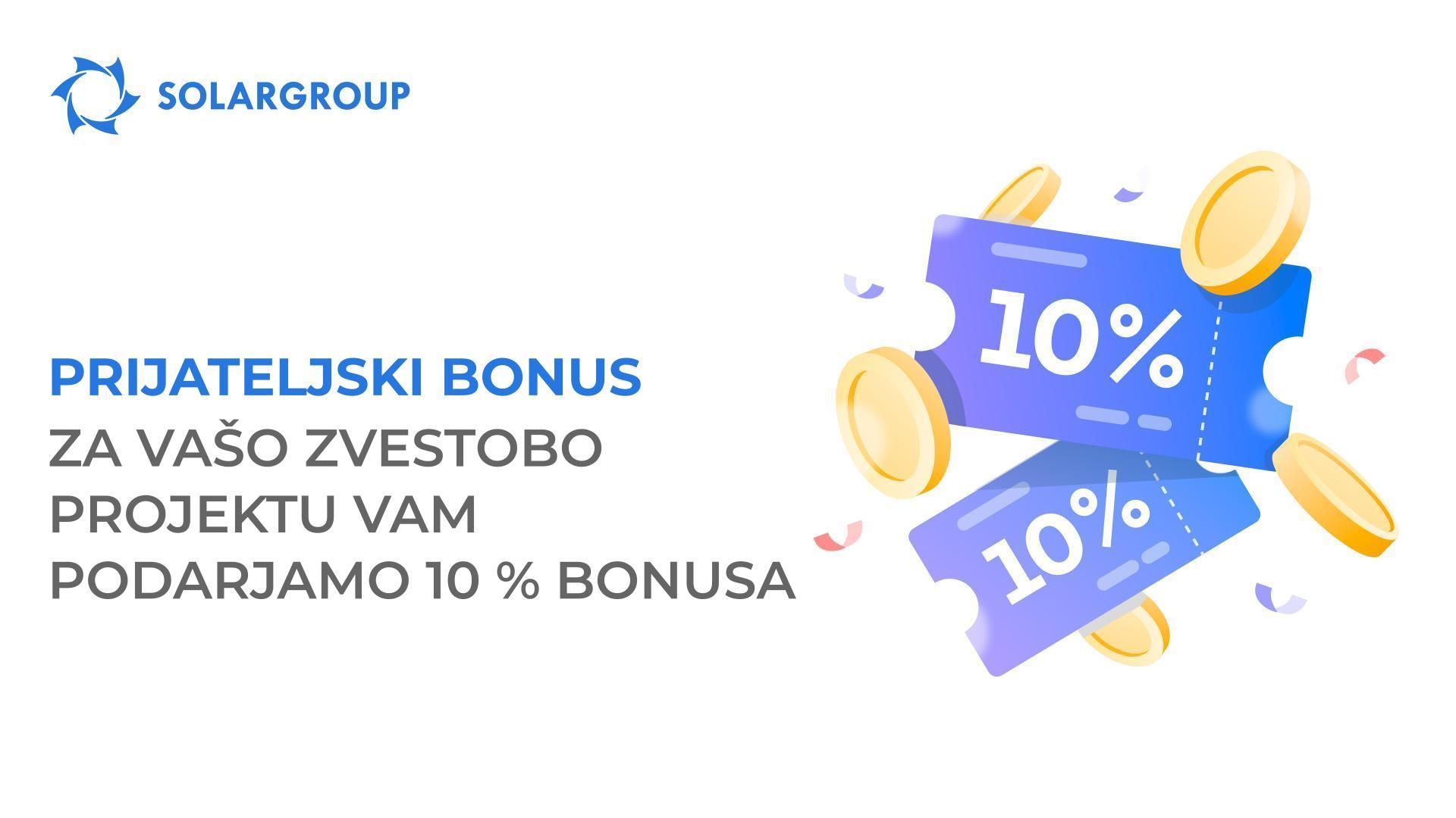 V celoti plačajte naložbeni paket in pridobite prijateljski bonus