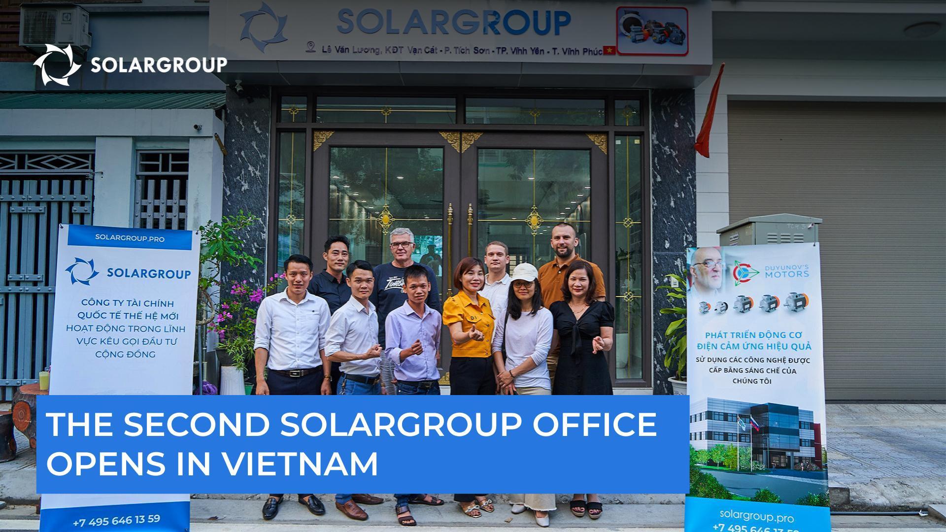 The second SOLARGROUP office opened in Vietnam