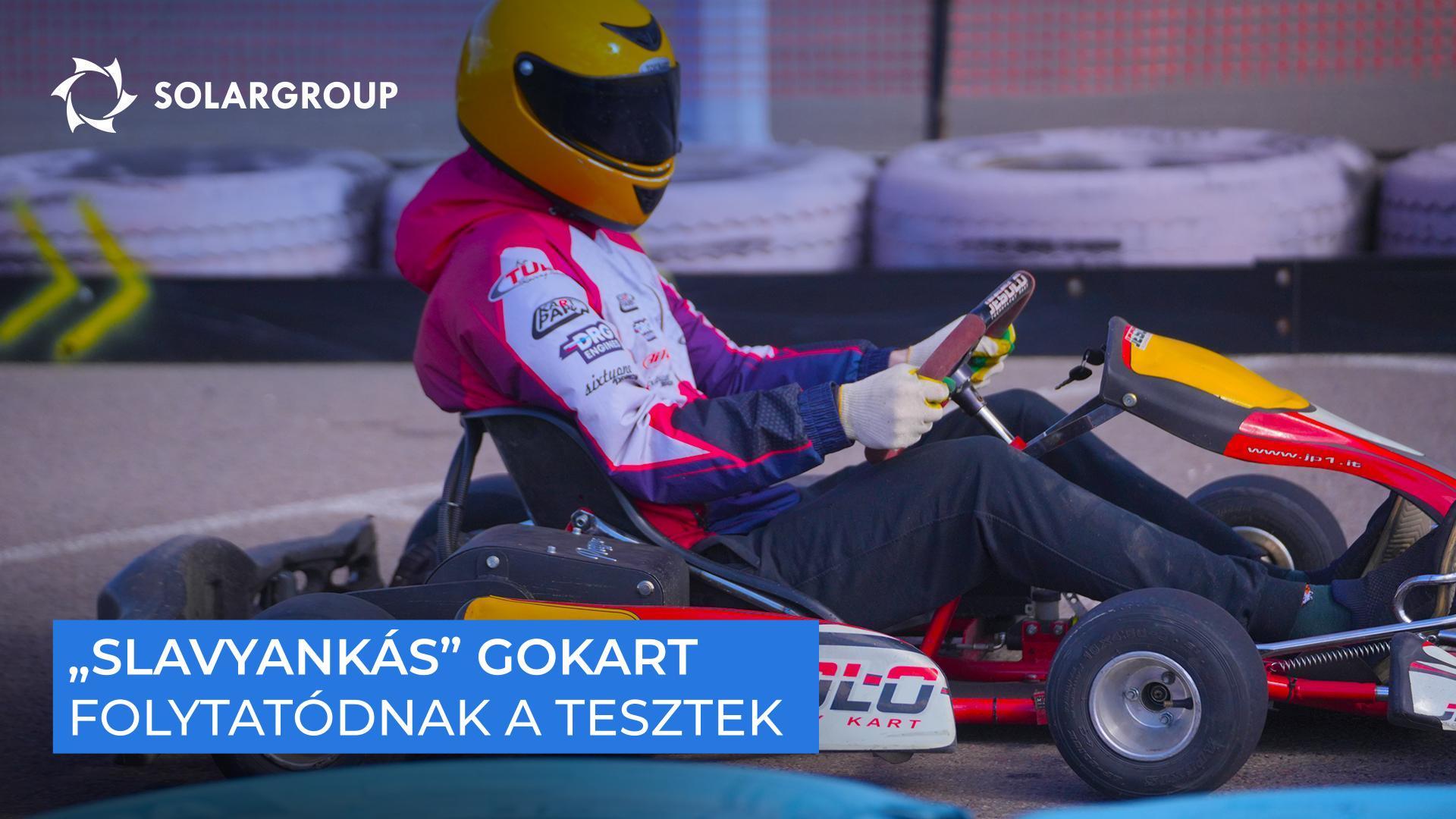 Teszteredmények a nyílt gokartpályán