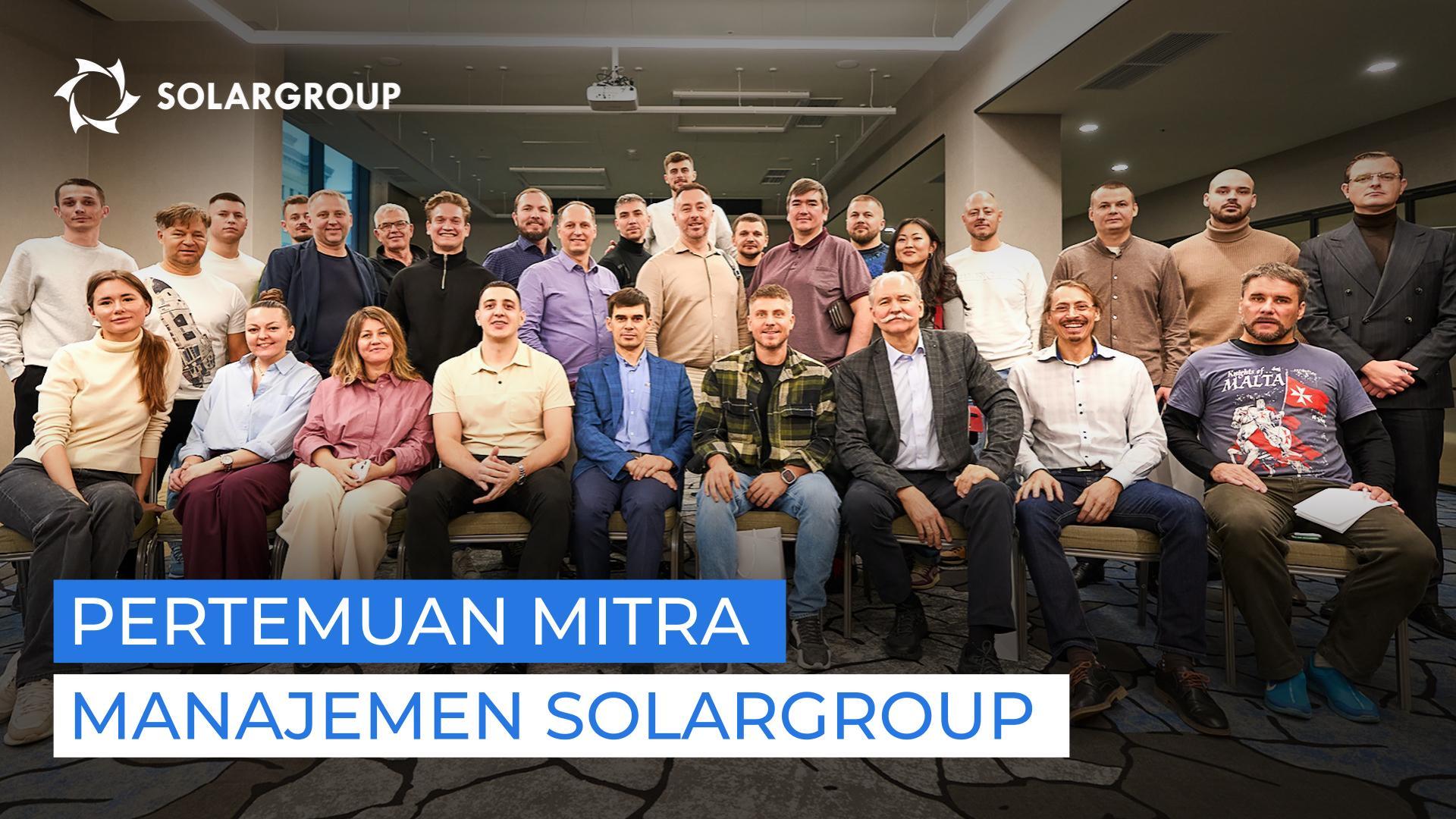 Mitra tahu lebih banyak daripada investor tentang proyek-proyek SOLARGROUP! Informasi yang dibagikan pada sebuah pertemuan bersama manajemen perusahaan