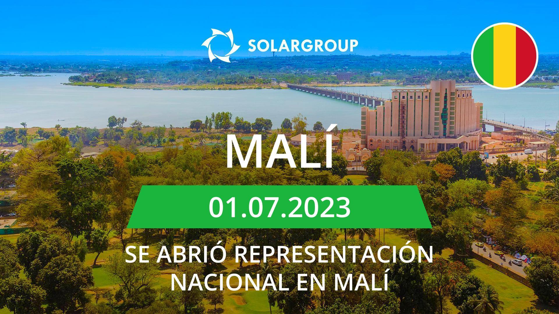 Nuevo país en el mapa del proyecto: Malí
