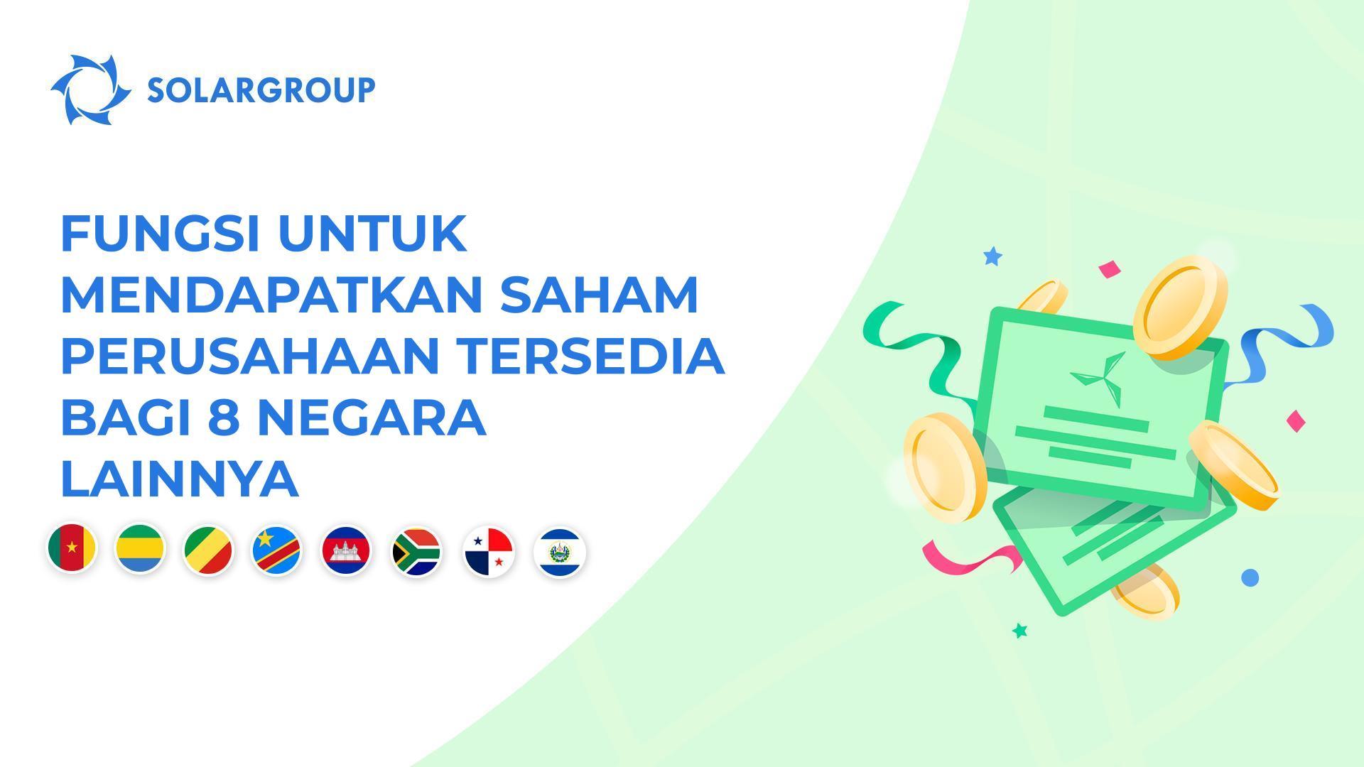 Meluncurkan fungsi di negara-negara berikut: Kamerun, Gabon, Republik Kongo, Republik Demokratik Kongo, Kamboja, Republik Afrika Selatan, Panama, dan El Salvador