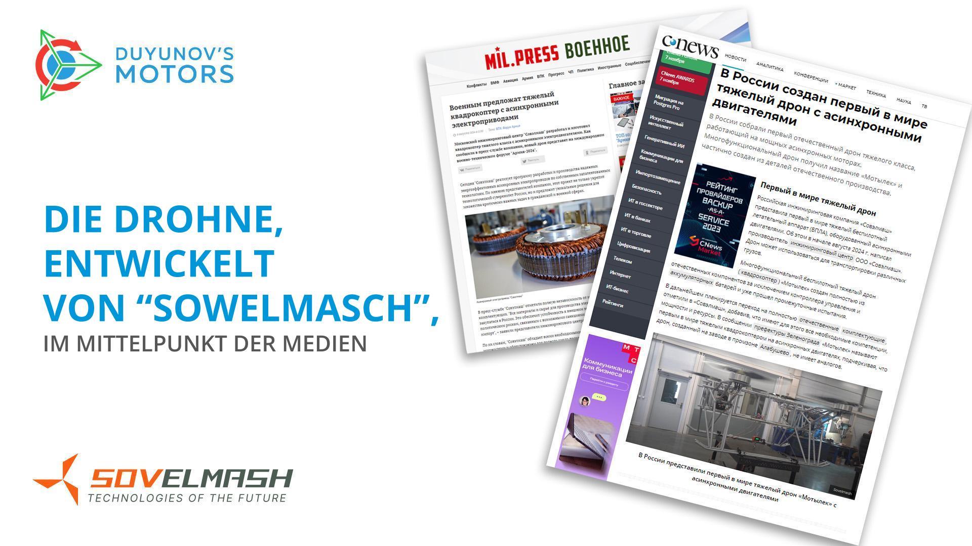 Die "Sowelmasch"-Entwicklungen sind wieder einmal unter den Top 10!