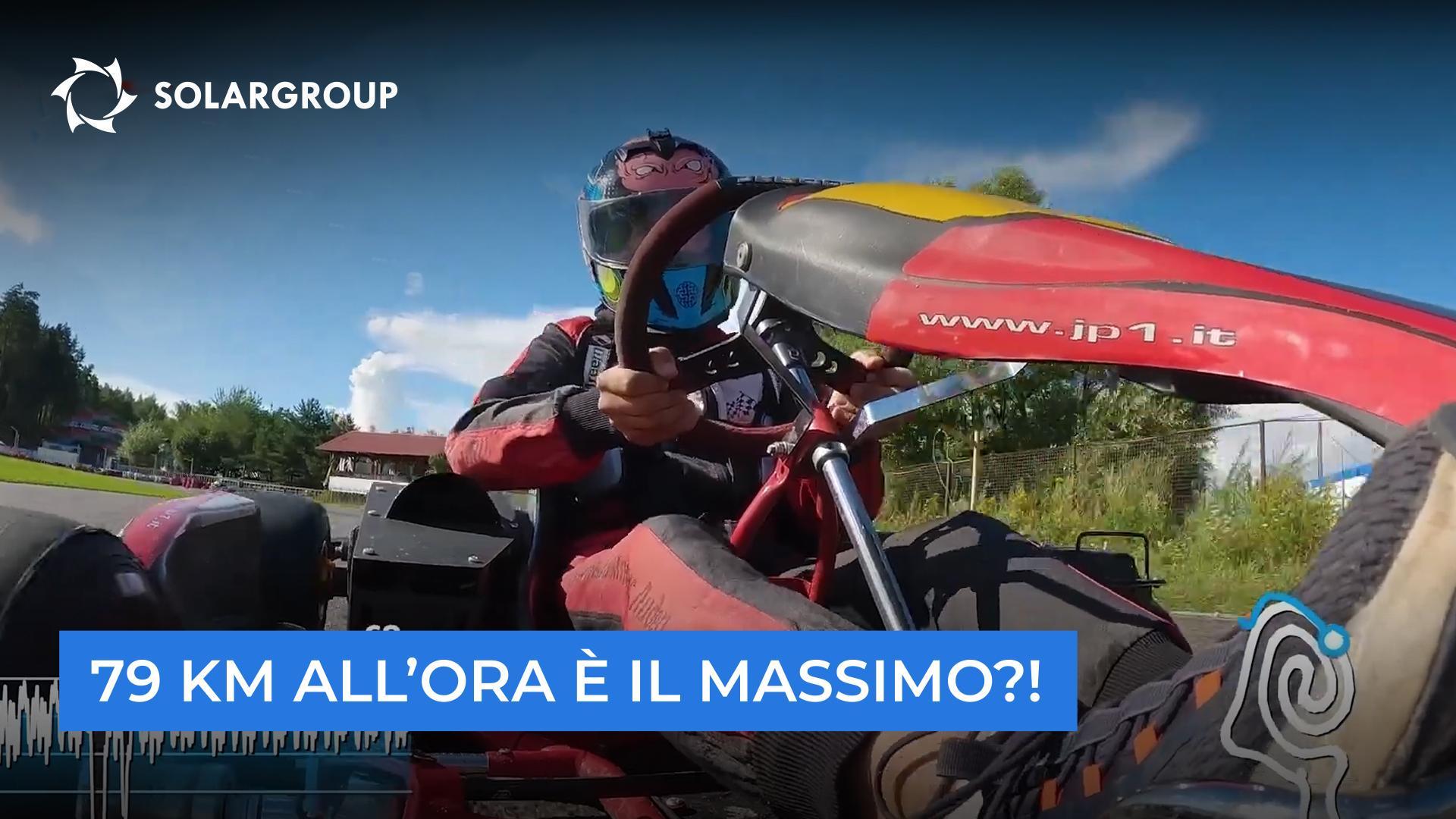 Andrei Lobov parla dei test sul kart elettrico con motore con Slavyanka