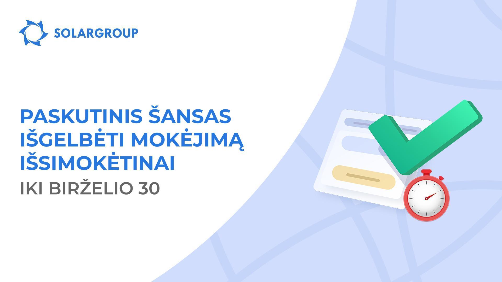 Uždarome mokėjimų išsimokėtinai atkūrimą, atšauktų 2019 metais