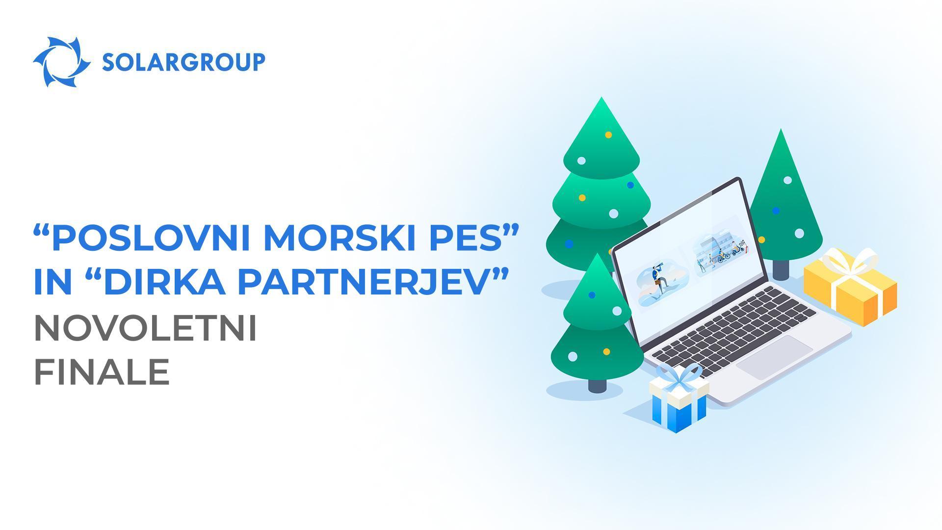 "Poslovni morski pes" in "Dirka partnerjev": novoletni finale